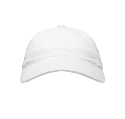 Boné Masculino Crocodilo Lateral Em Sarja De Algodão - Branco