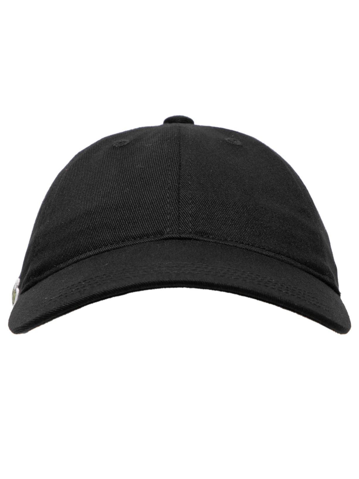 Boné Masculino Crocodilo Lateral Em Sarja De Algodão - Preto