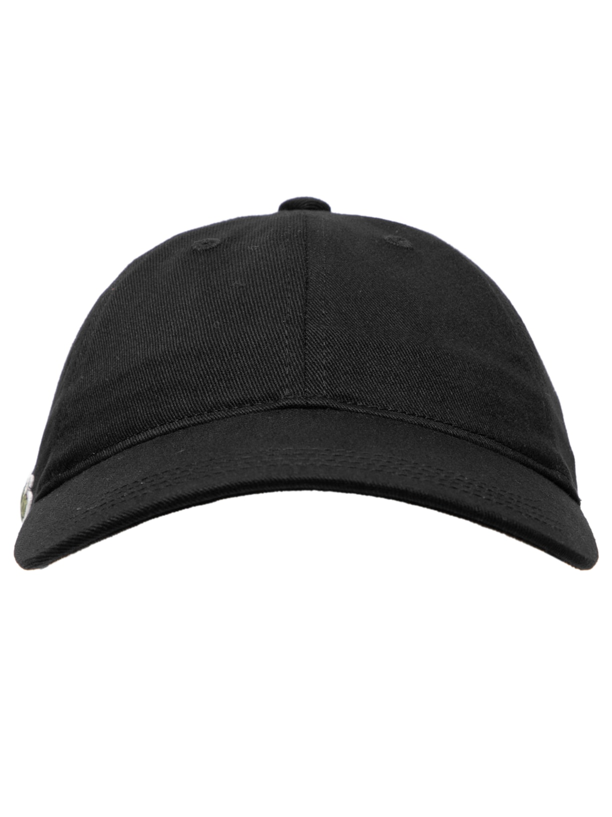 Boné Masculino Crocodilo Lateral Em Sarja De Algodão - Preto