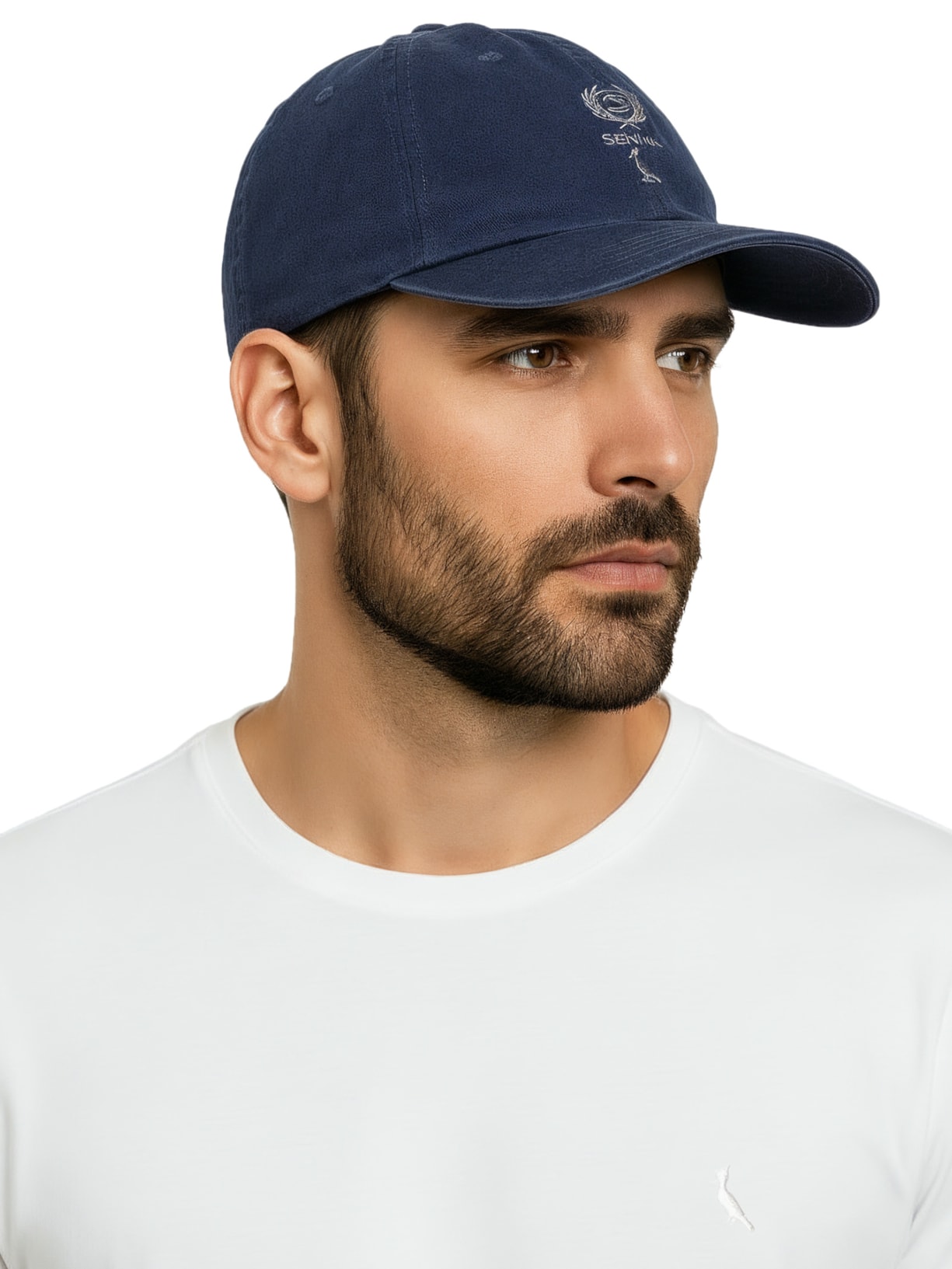 Boné Masculino Dad Hat Bordado Senna Azul Reserva