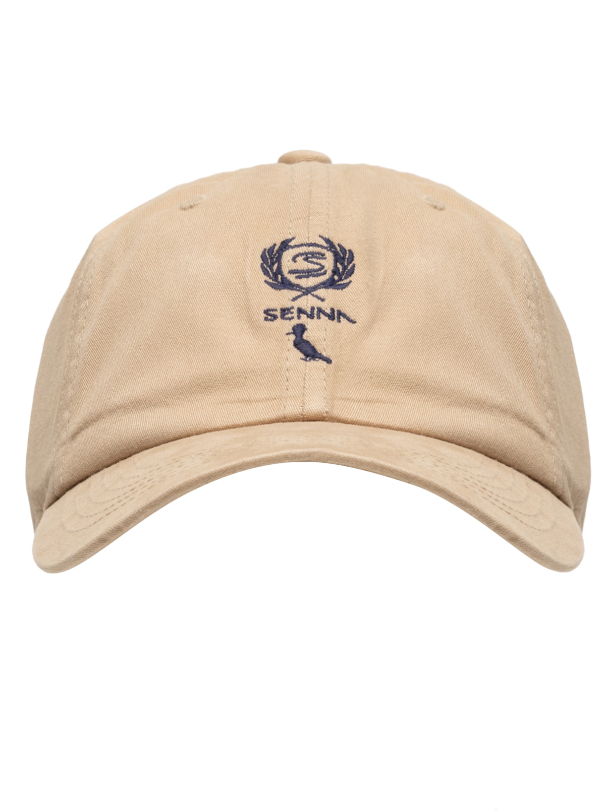 Boné Masculino Dad Hat Bordado Senna Bege Reserva