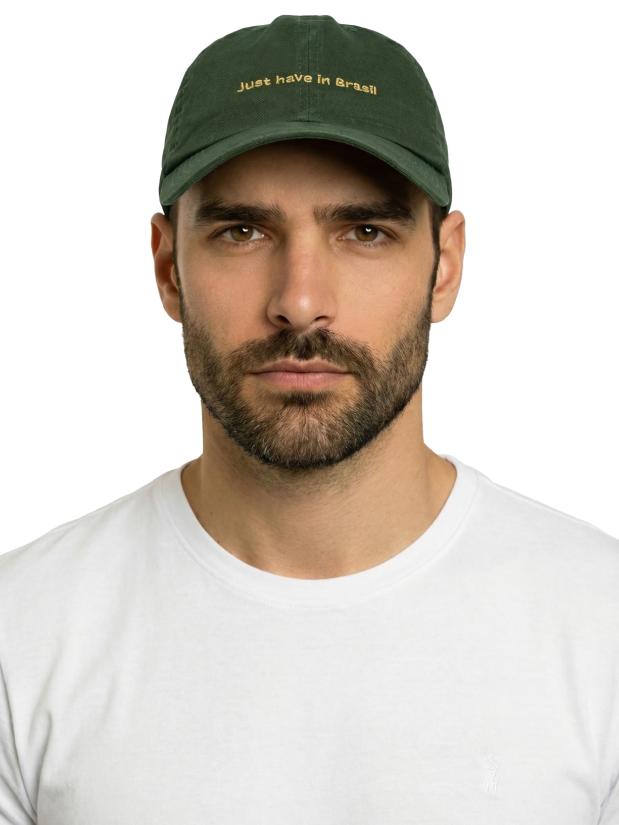 Boné Masculino De Sarja Bordado Just Have In Brasil Verde Sergio K