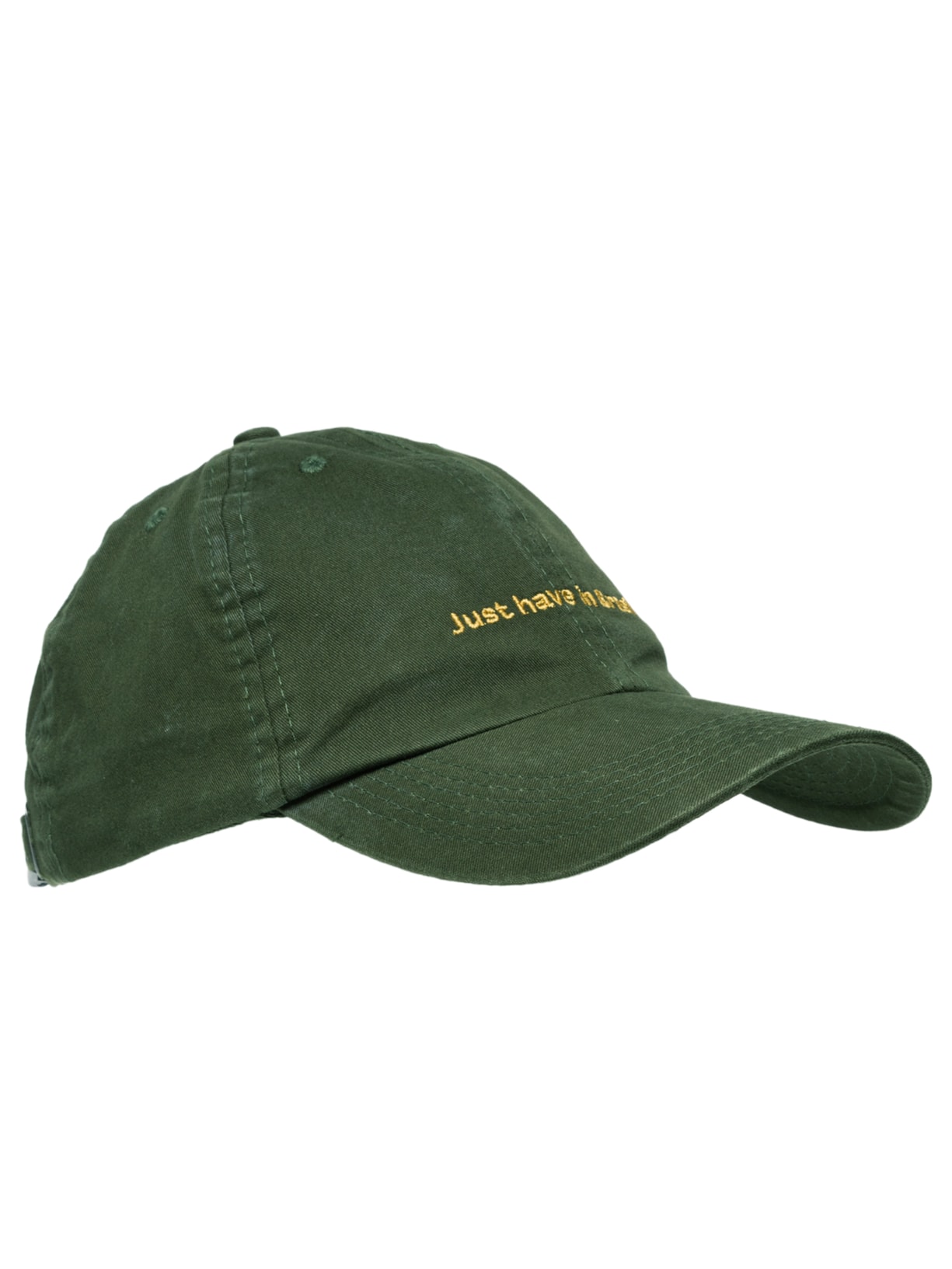 Boné Masculino De Sarja Bordado Just Have In Brasil Verde Sergio K