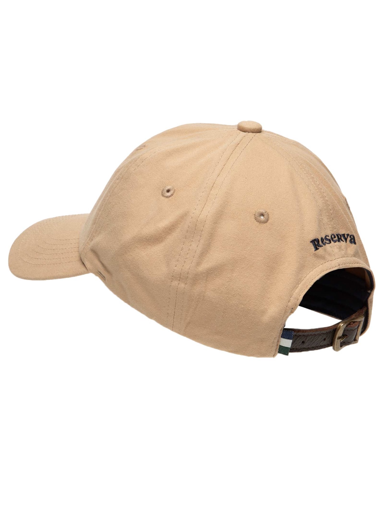 Boné Masculino De Sarja Bordado Pica Pau Bege Reserva