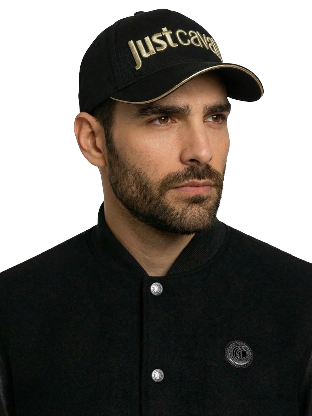 Boné Masculino Embroidery Logo Preto Just Cavalli