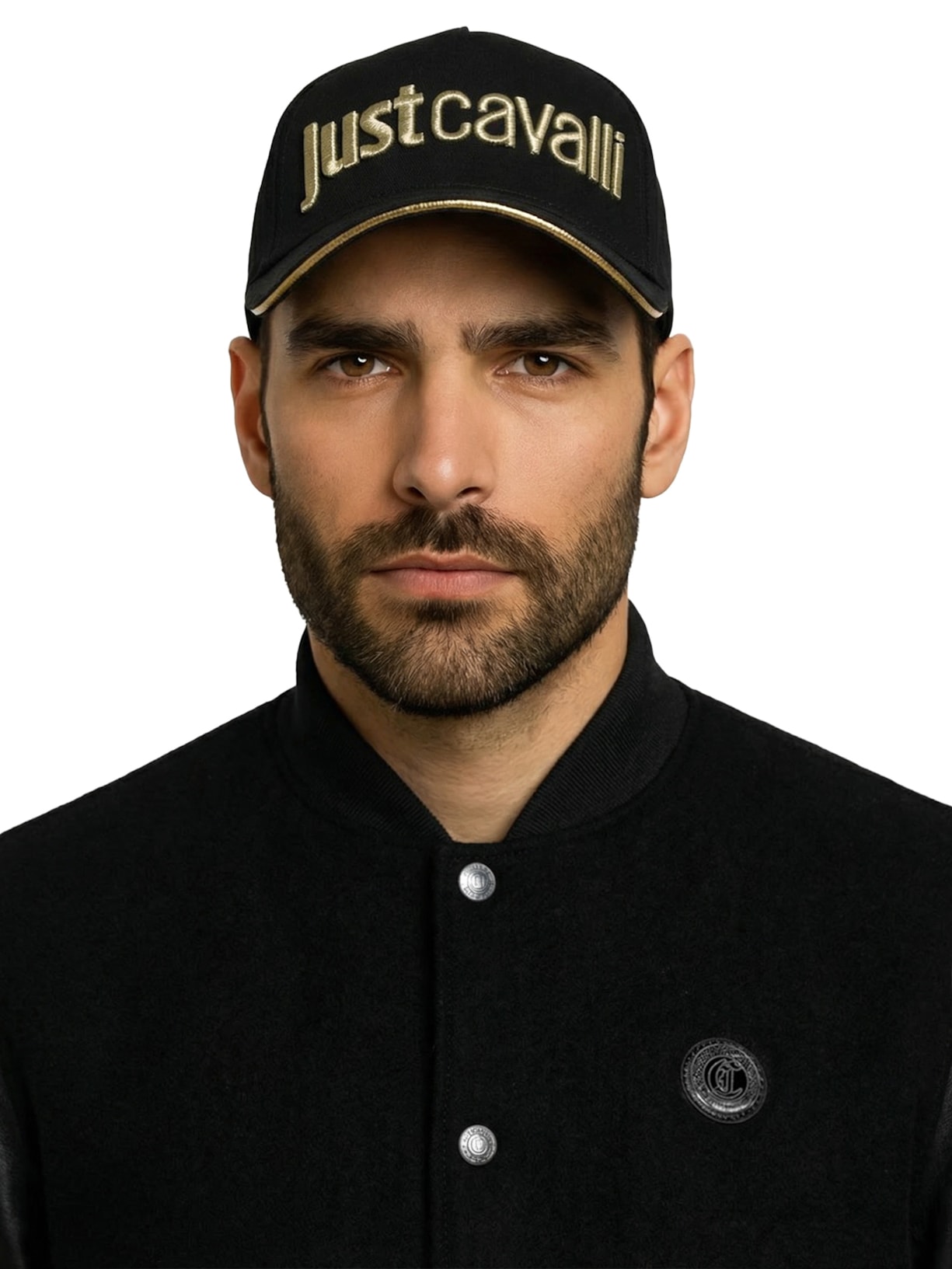 Boné Masculino Embroidery Logo Preto Just Cavalli