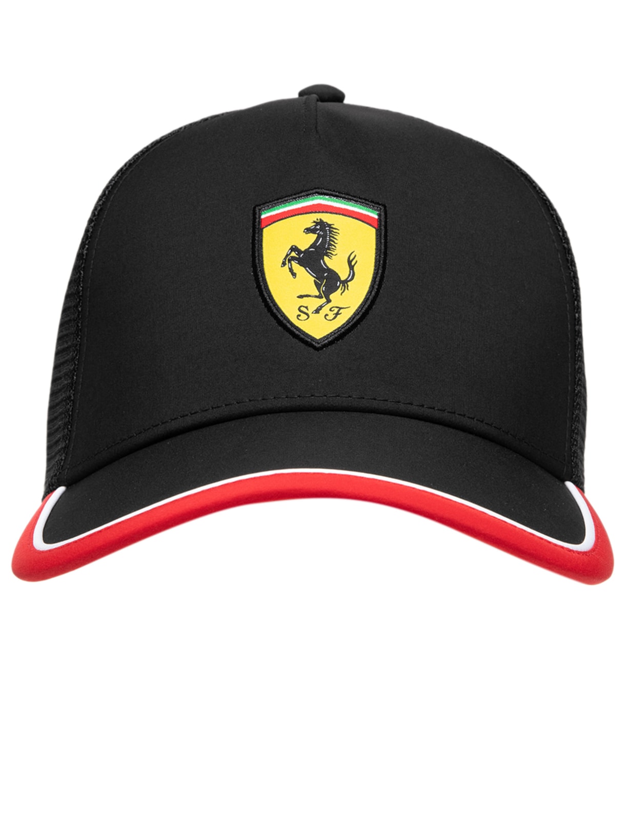 Boné Masculino Ferrari Trucker Preto Puma + Ferarri