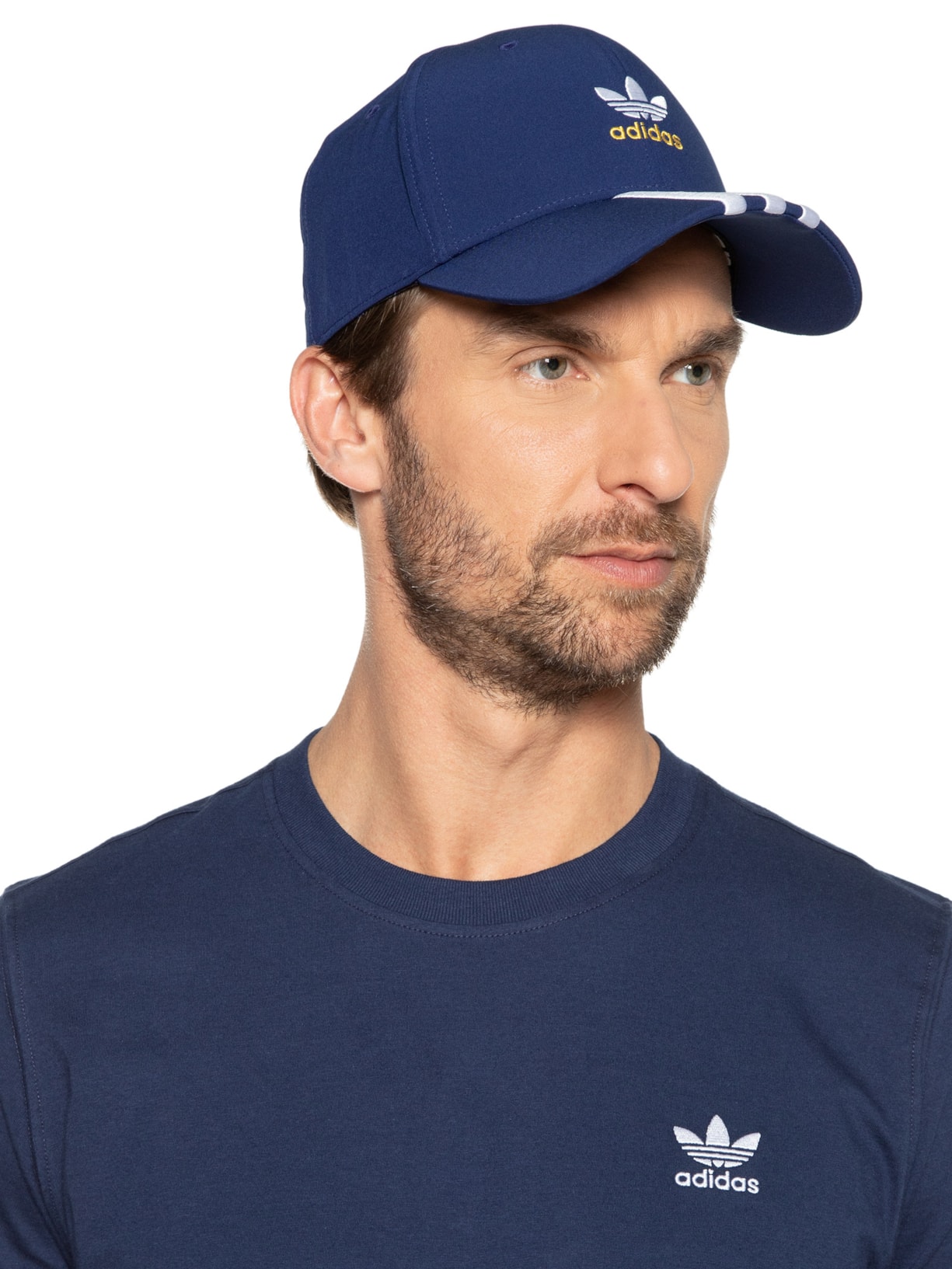 Boné Masculino Flex Azul Adidas Originals