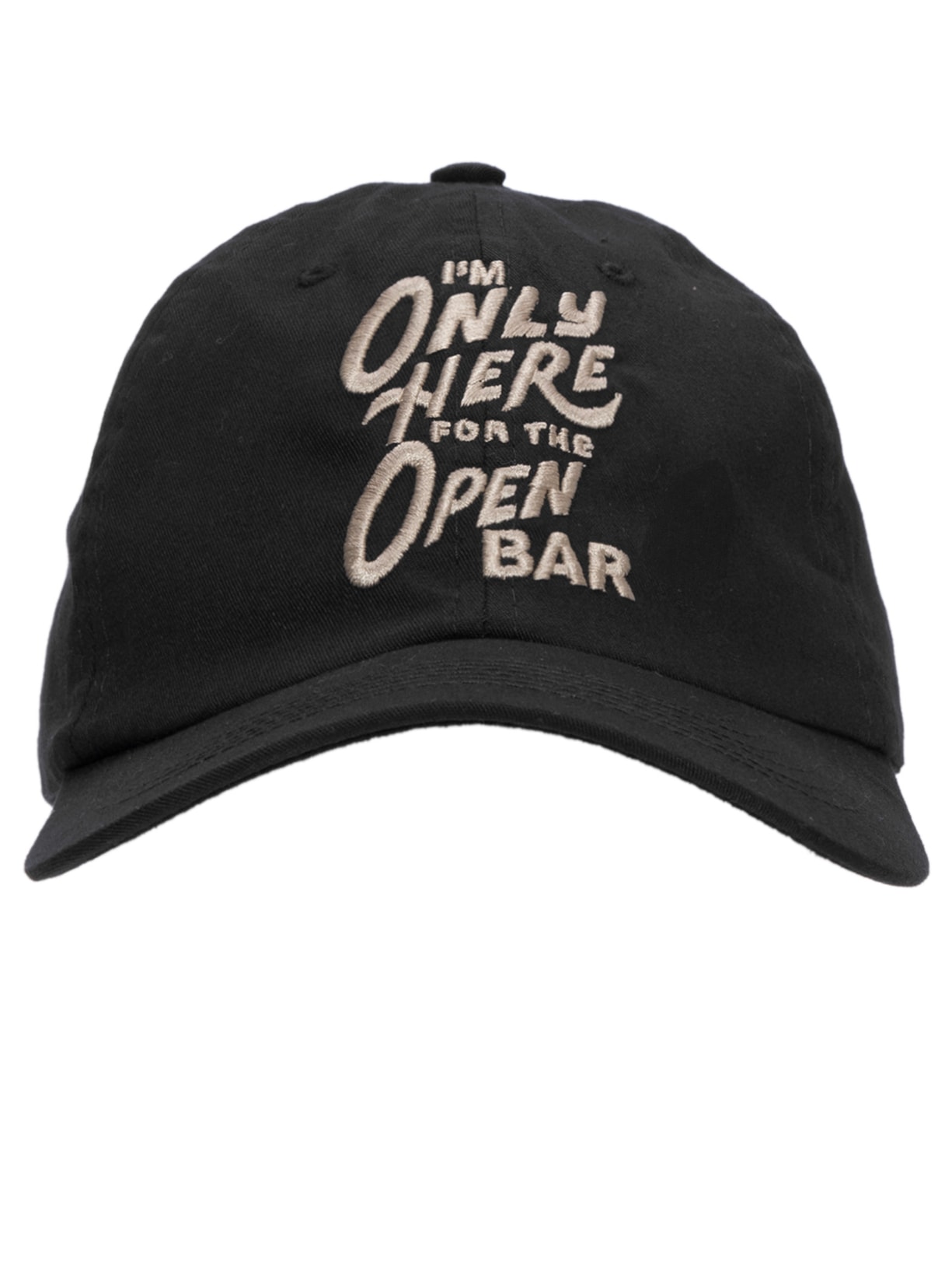 Boné Masculino Here For Open Bar - Preto