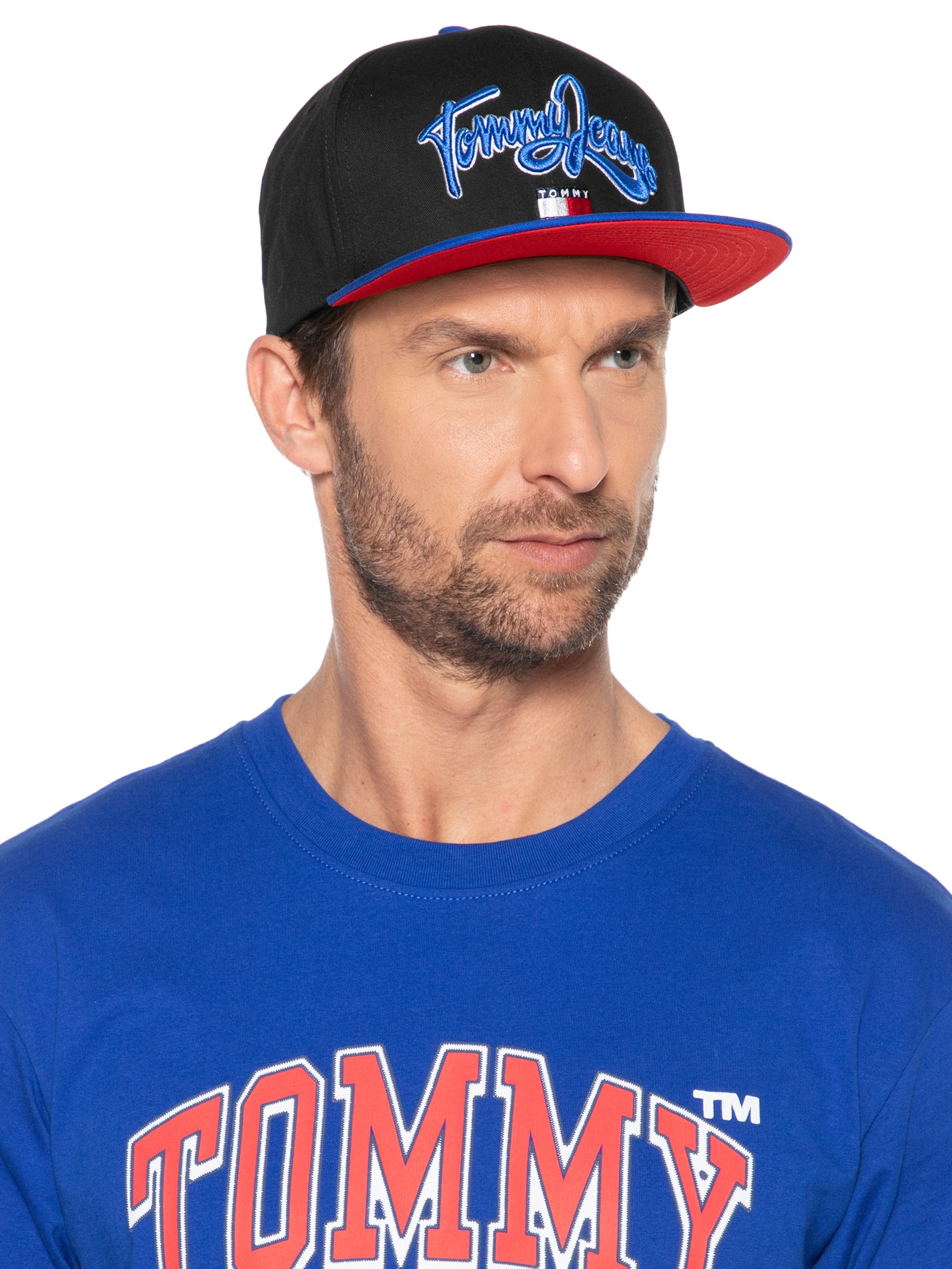 Tommy Jeans - Boné Masculino Heritage Snapback Cap - Preto