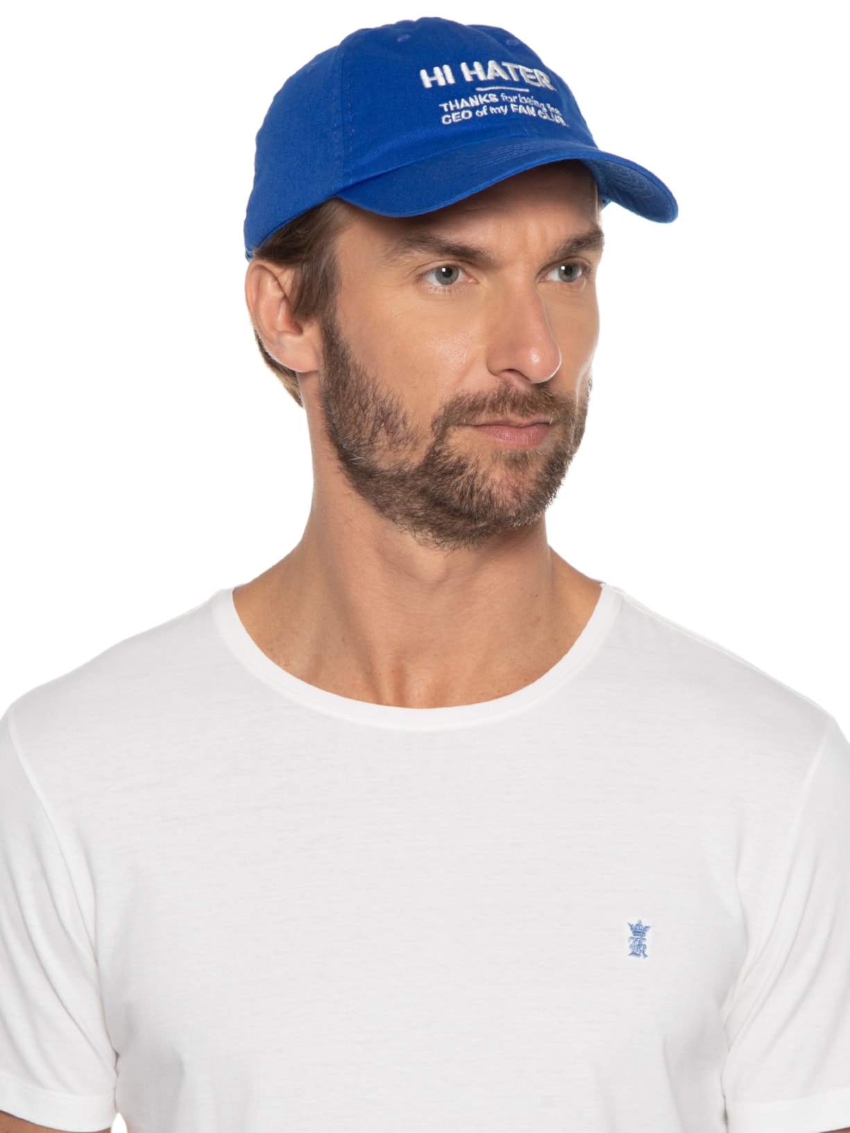 Boné Masculino Hi Hater F. Club Azul Sergio K