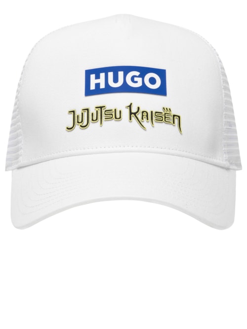 Boné Masculino Jujutsu Kaisen Blue Logo - Branco