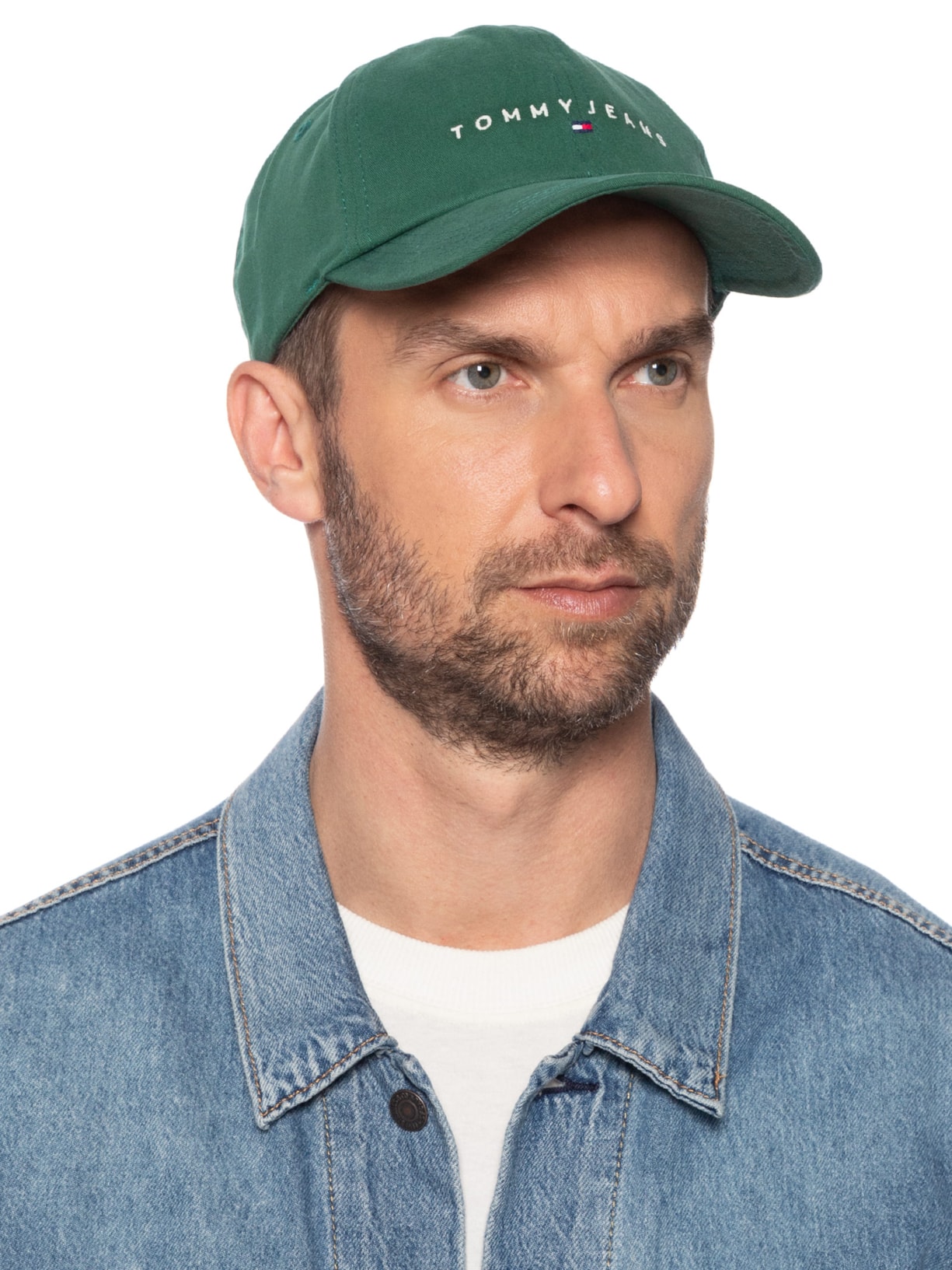 Boné Masculino Linear Logo Verde Tommy Jeans