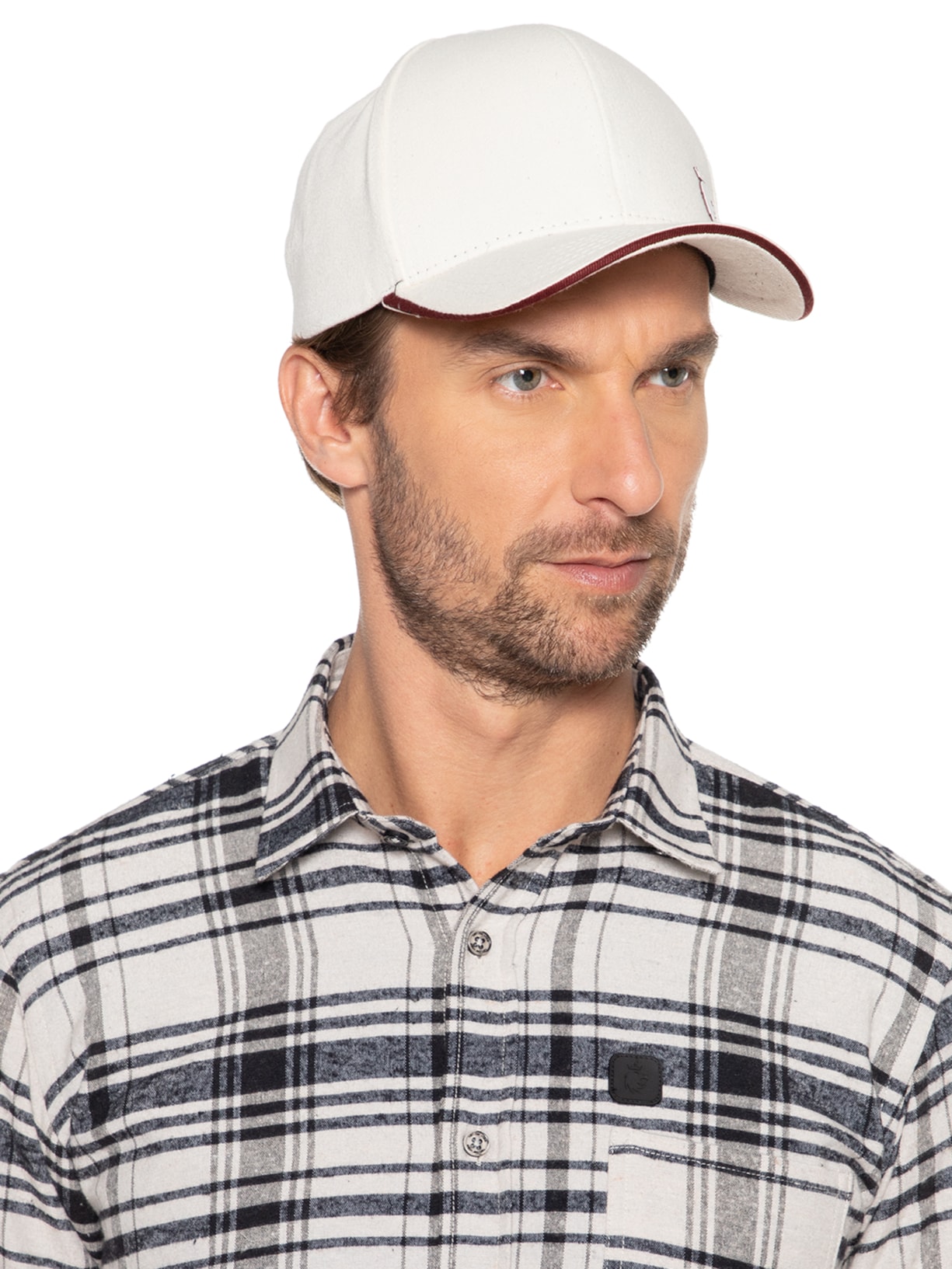 Boné Masculino Lion Relief Off White Von Der Volke