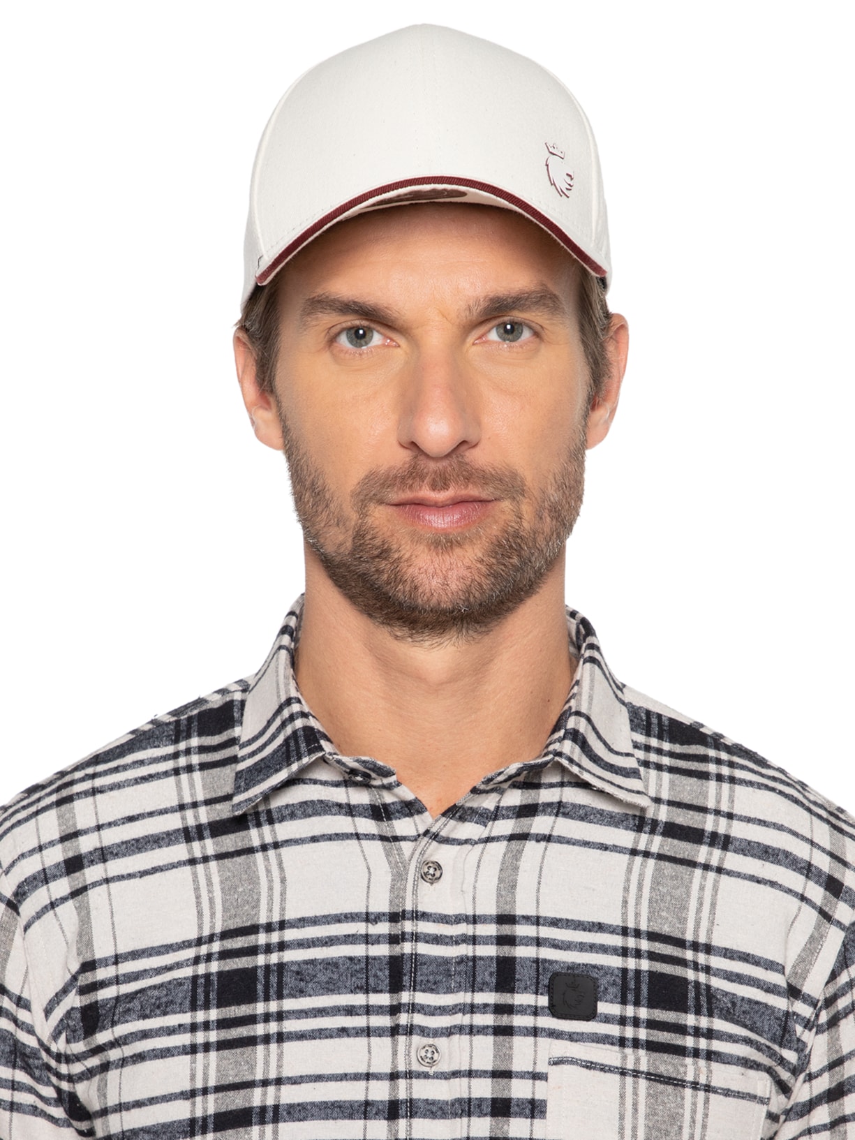 Boné Masculino Lion Relief Off White Von Der Volke