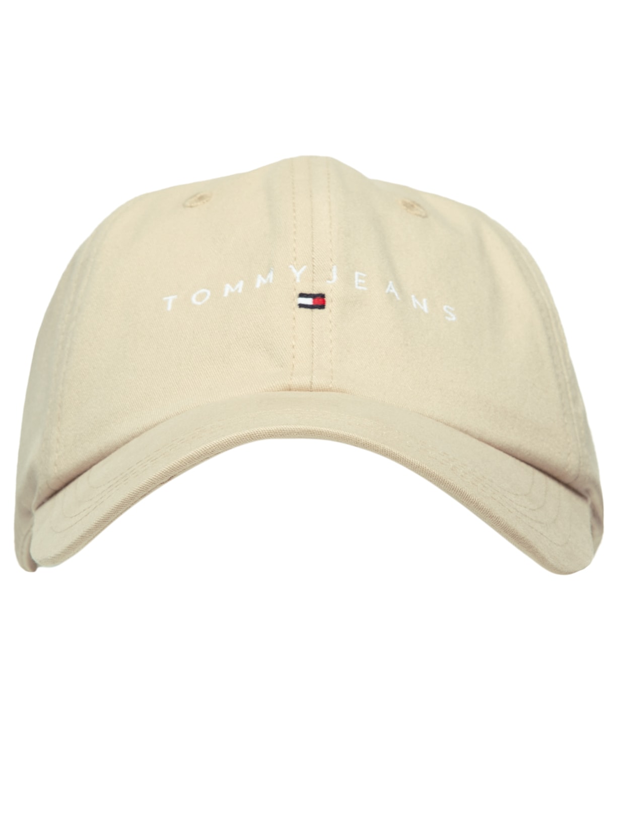 Boné Masculino Logo Linear Bege Tommy Jeans