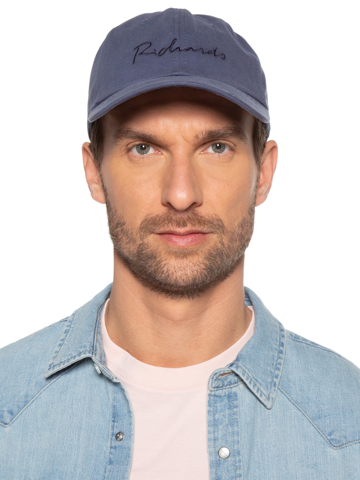 Boné Masculino Manuscrito Azul Richards