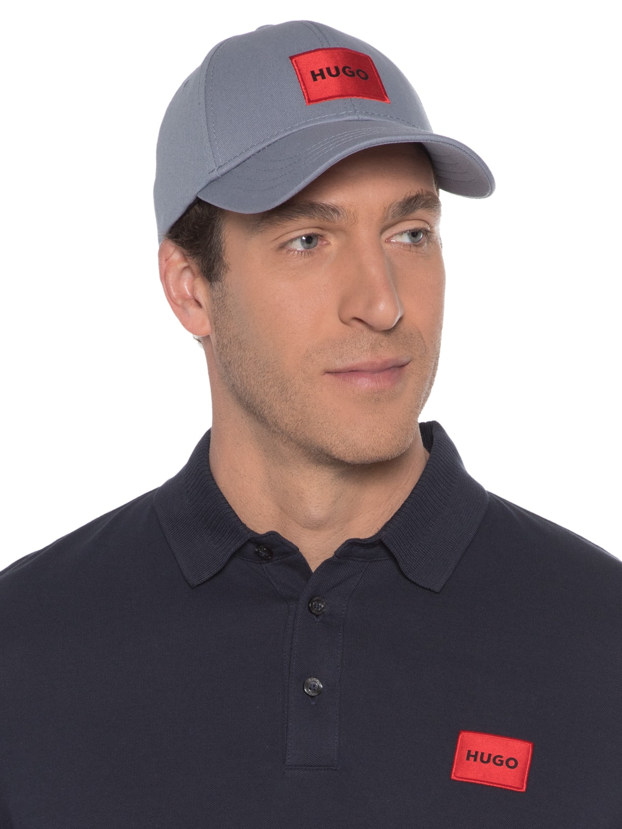 Boné Masculino Men -x Azul Hugo