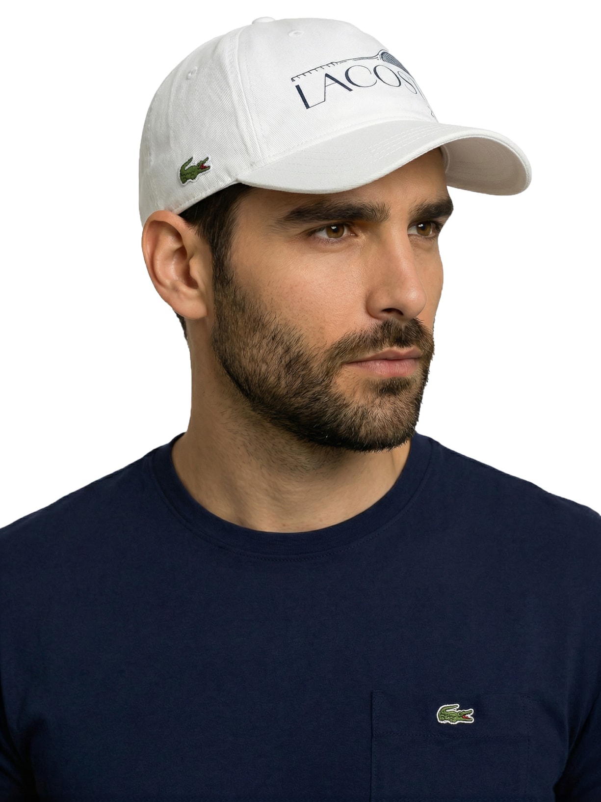 Boné Masculino Miami Open Branco Lacoste