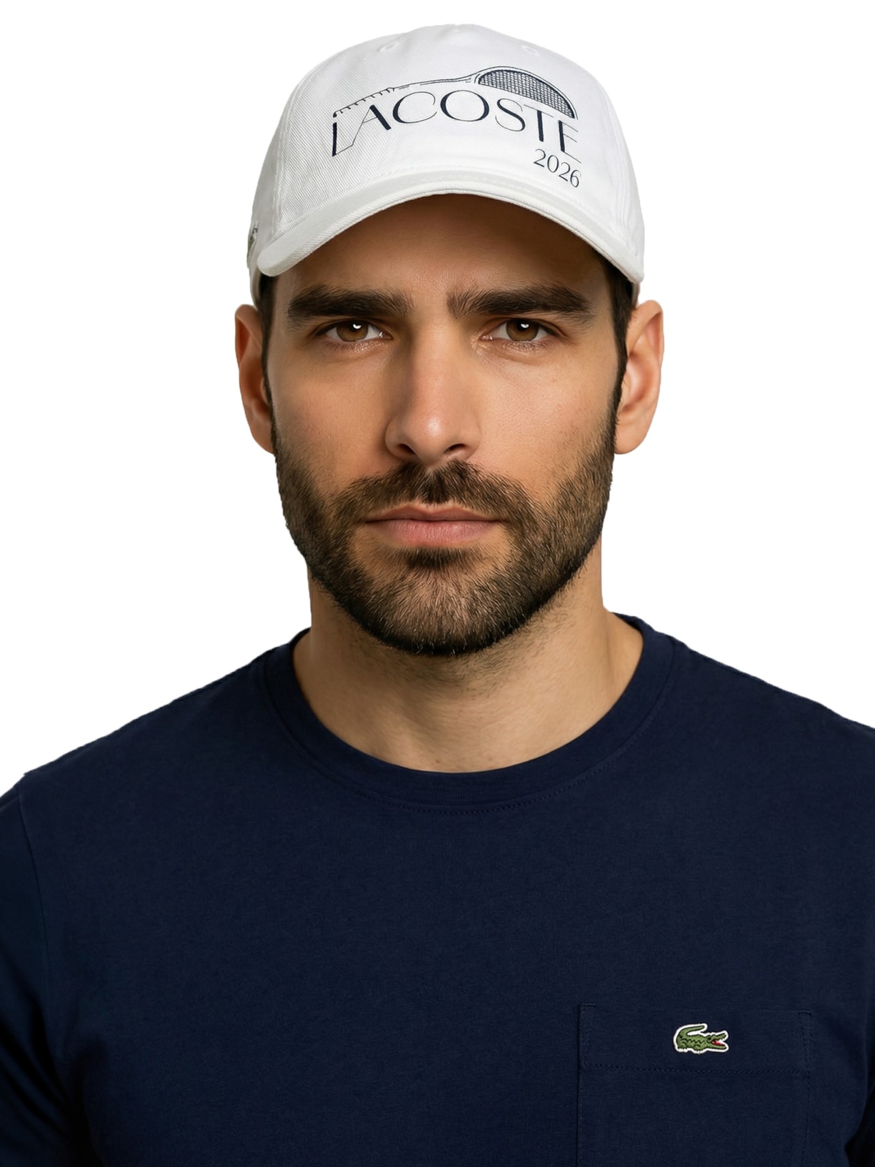 Boné Masculino Miami Open Branco Lacoste