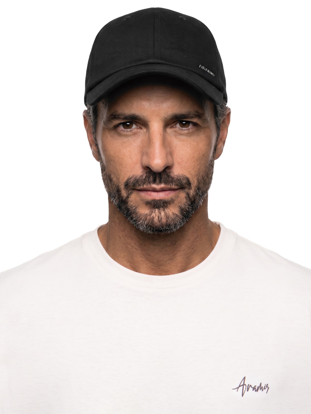 Boné Masculino Multi Logo – Preto Aramis