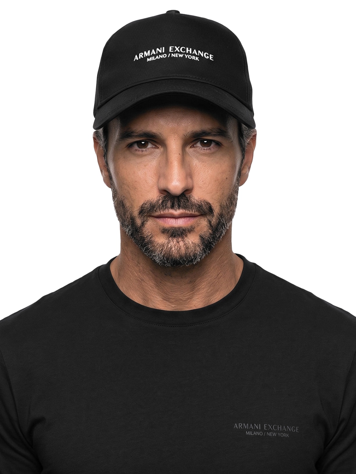 Boné Masculino New York Milano Preto Armani Exchange