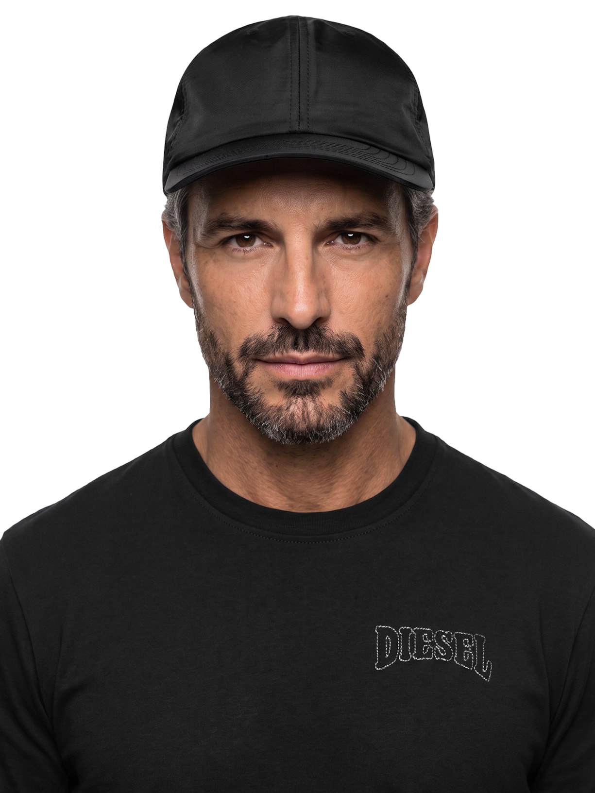 Boné Masculino Nylon Baseball Cap – Preto Mm6 Maison Margiela