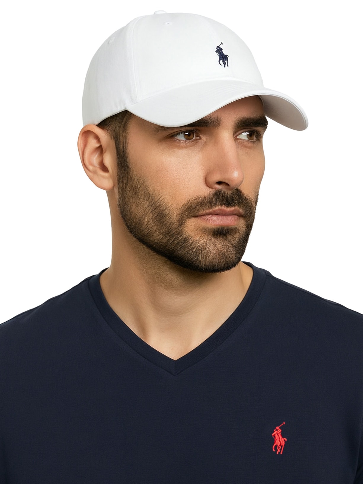 Boné Masculino Polo Player Golf Branco Polo Ralph Lauren