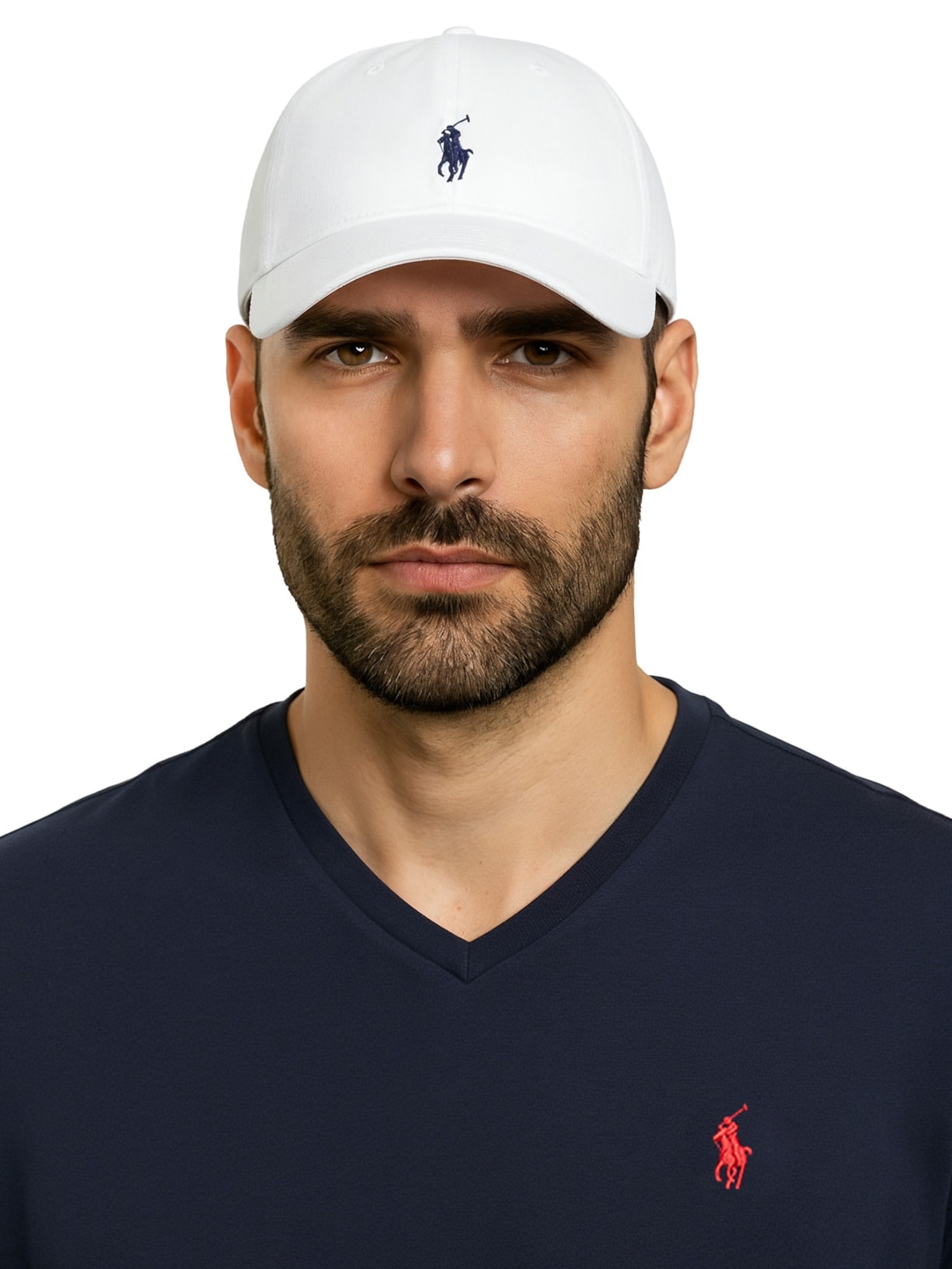 Boné Masculino Polo Player Golf Branco Polo Ralph Lauren