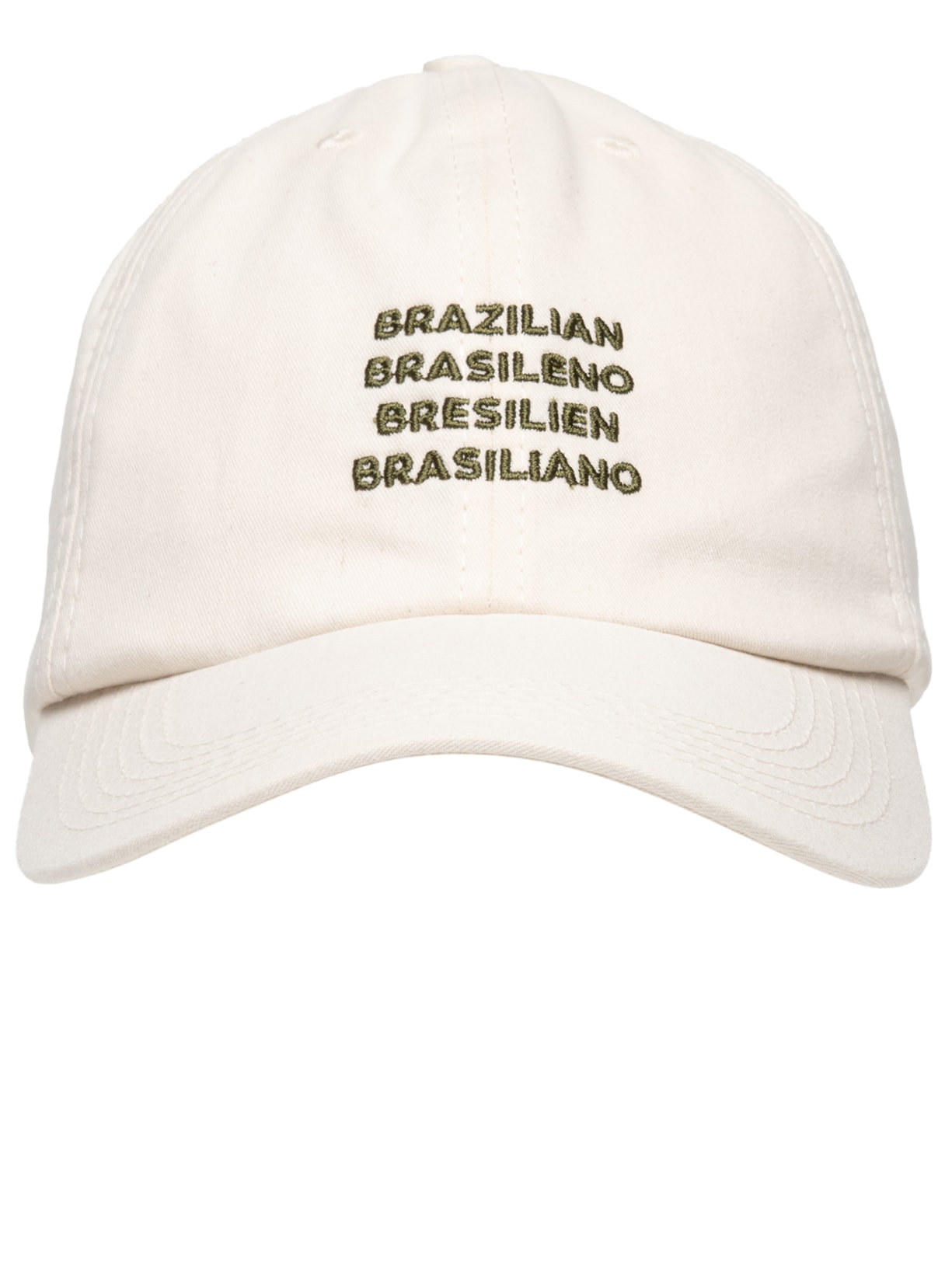 Boné Masculino Sarja Bordado Brasiliano – Branco Sergio K