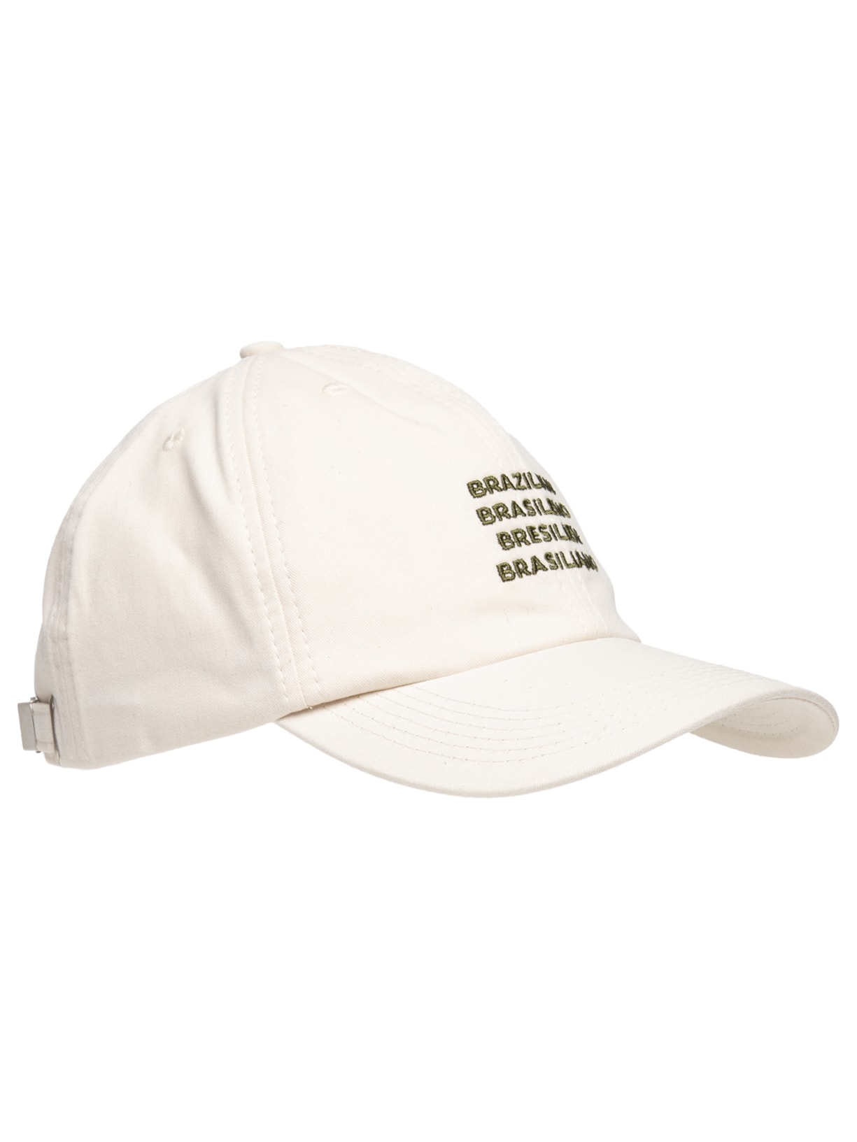 Boné Masculino Sarja Bordado Brasiliano – Branco Sergio K