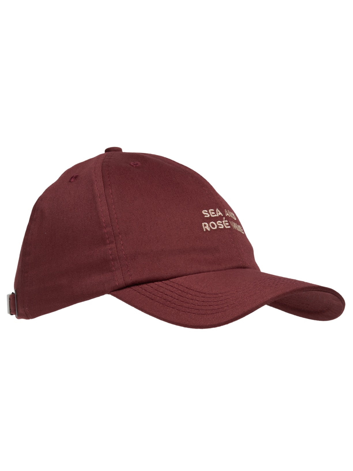 Boné Masculino Sarja Bordado Sea And Wine – Vermelho Sergio K