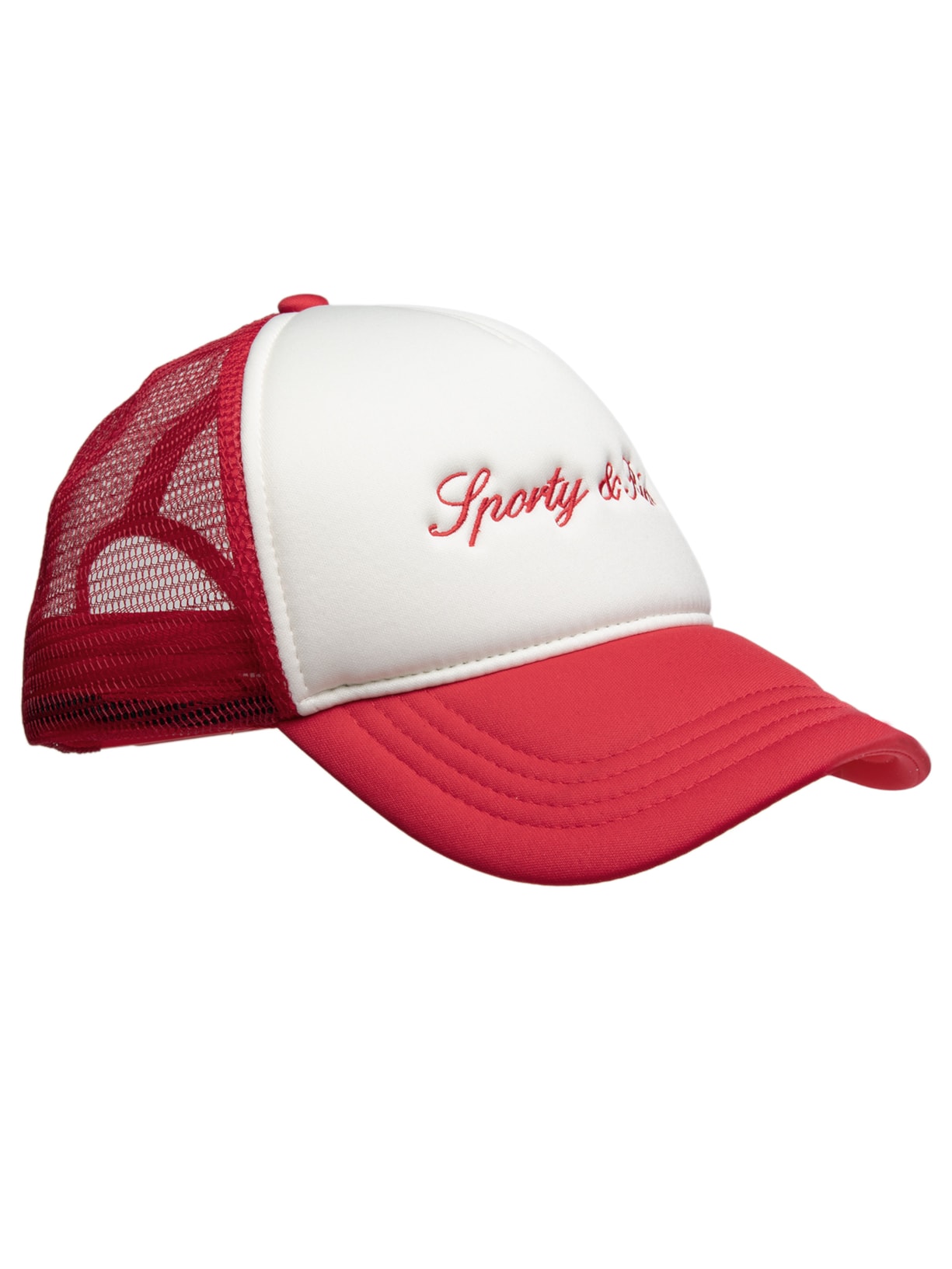 Boné Masculino Signature Logo Trucker Branco Sporty & Rich