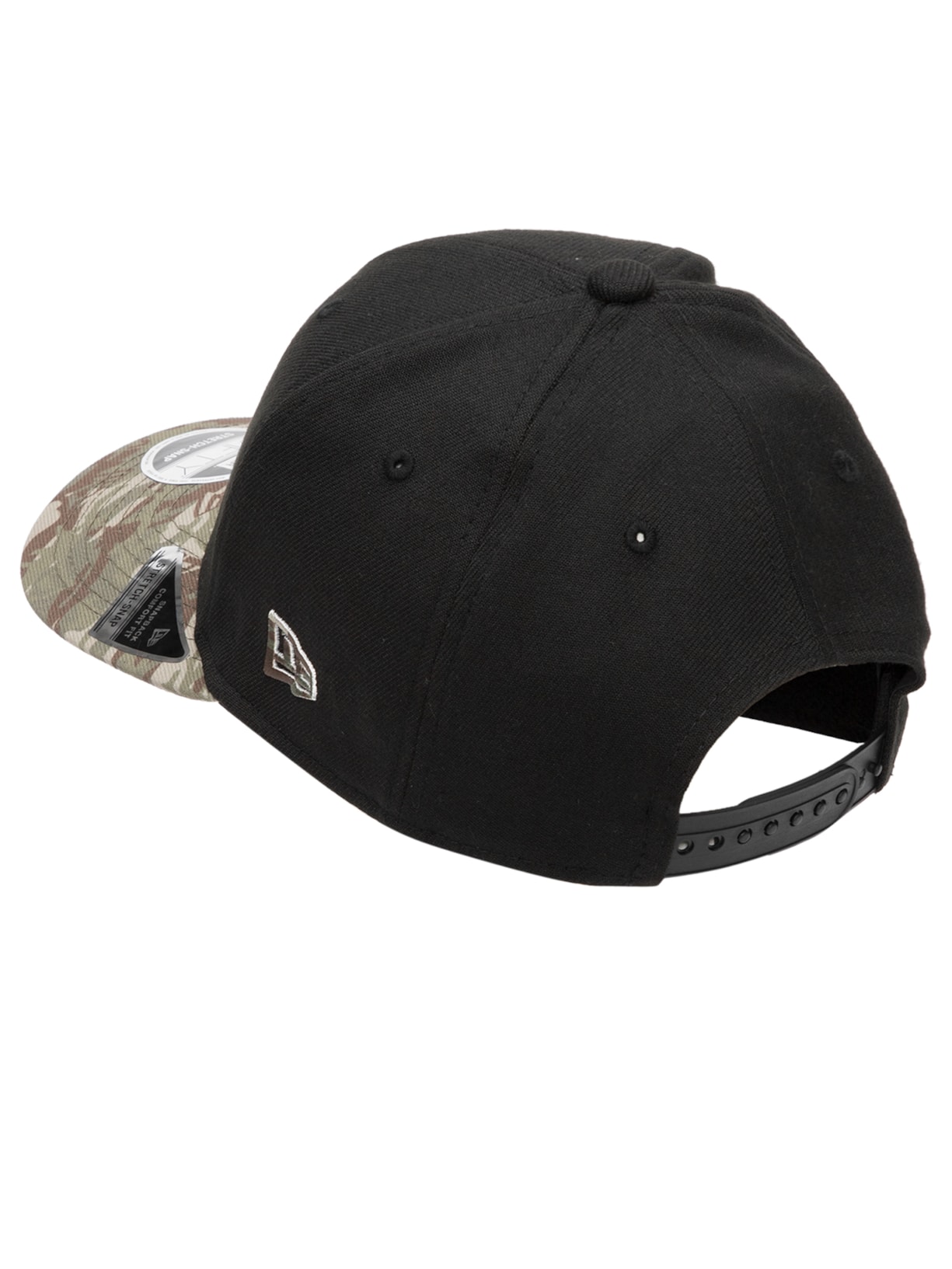 Boné Masculino Stretch Snap Sn Neutral Wild Ca Preto New Era