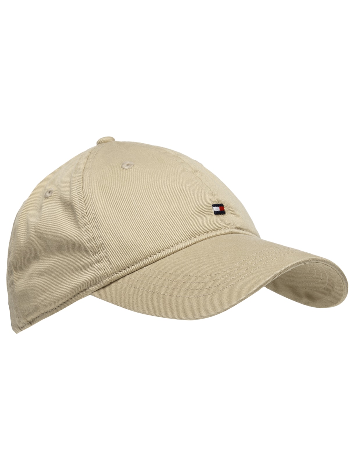 Boné Masculino TH Flag Soft Bege Tommy Hilfiger