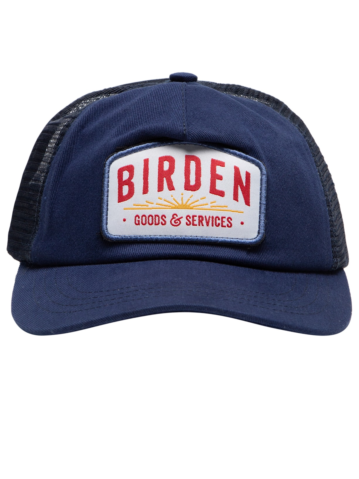 Boné Masculino Trucker Goods & Services - Azul