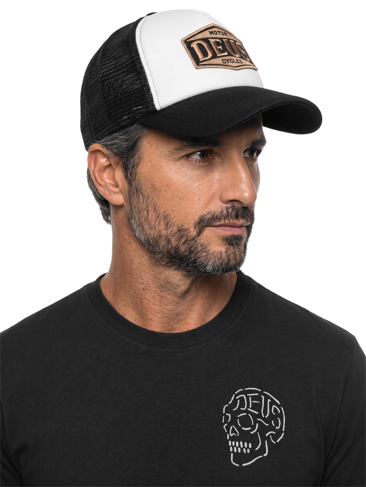 Boné Masculino Trucker Josel Preto Deus Ex Machina