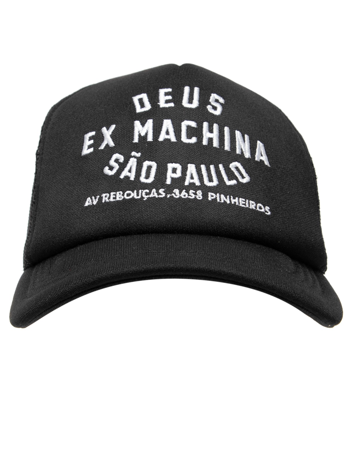 Boné Masculino Trucker São Paulo Address - Preto