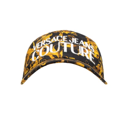 Boné Masculino Vjc Barocco Porcelain Print Logo - Preto