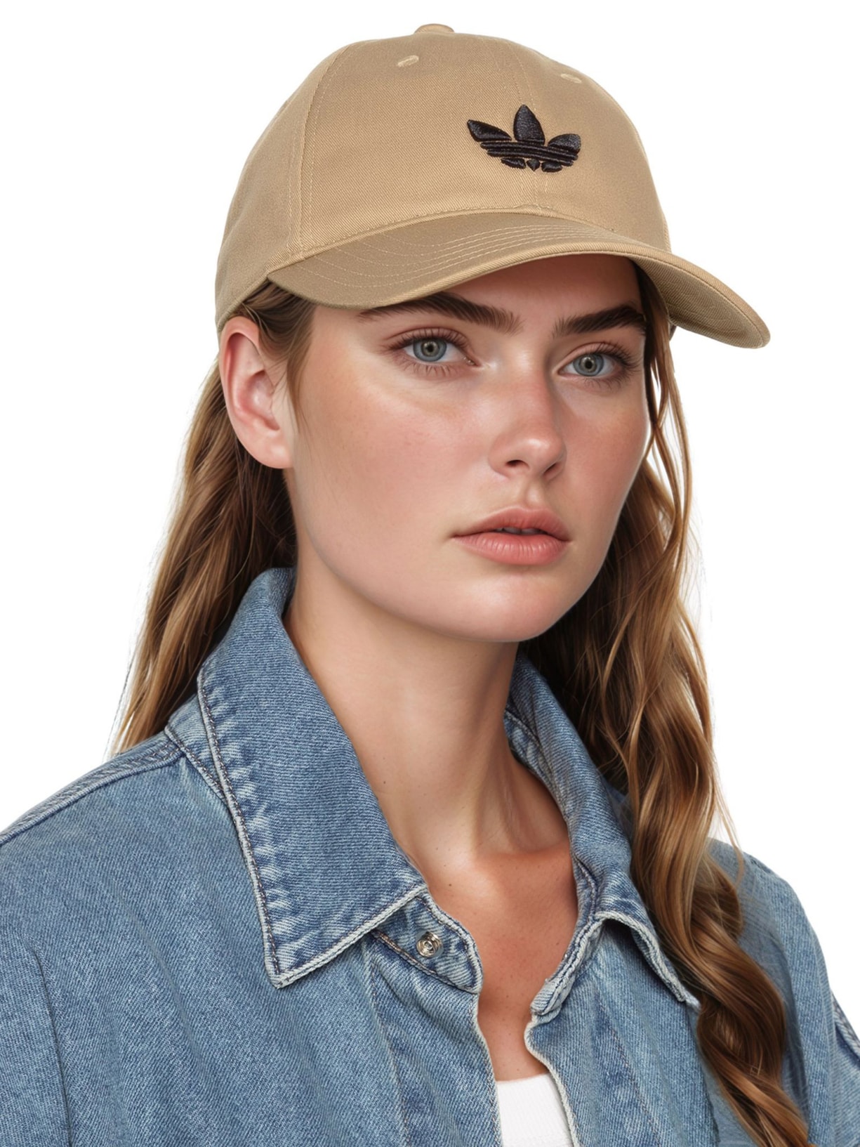 Boné Unissex Baseball Classic Trefoil Bege Adidas Originals