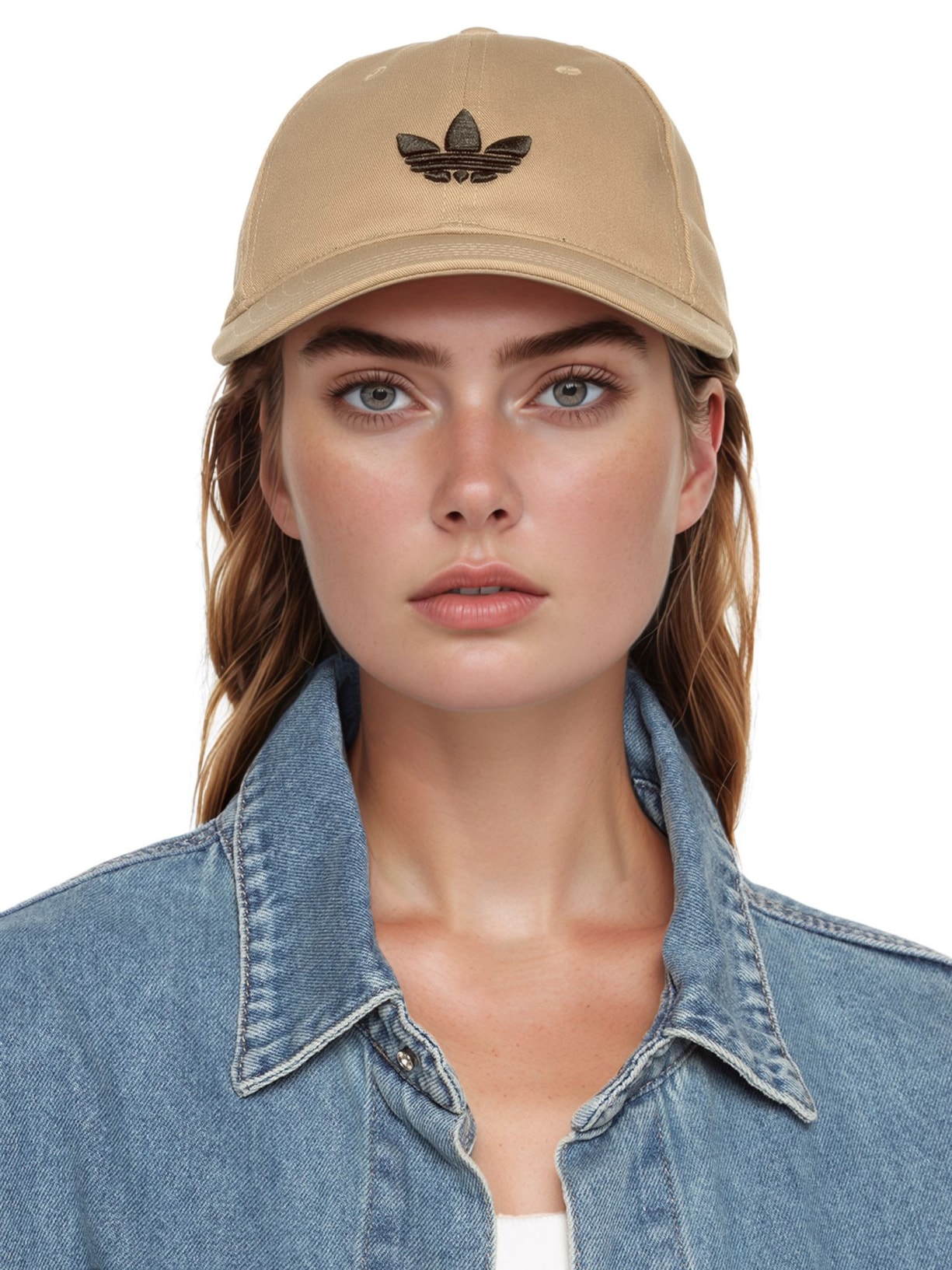 Boné Unissex Baseball Classic Trefoil Bege Adidas Originals