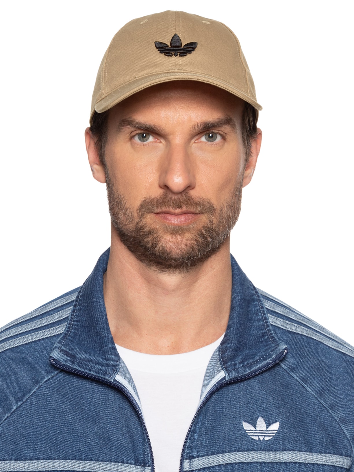 Boné Unissex Baseball Classic Trefoil Bege Adidas Originals