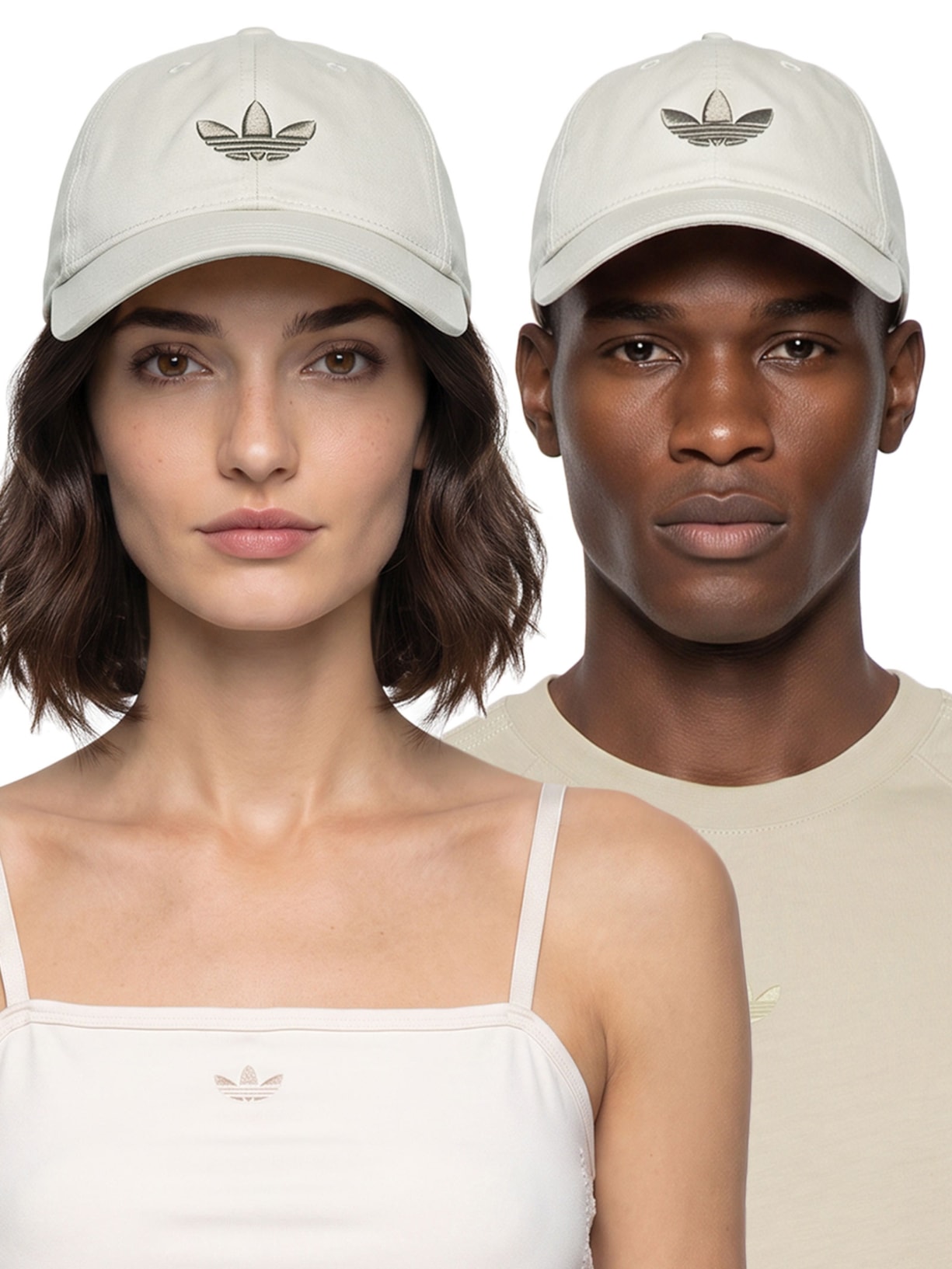 Boné Unissex Baseball Trefoil Bege Adidas Originals