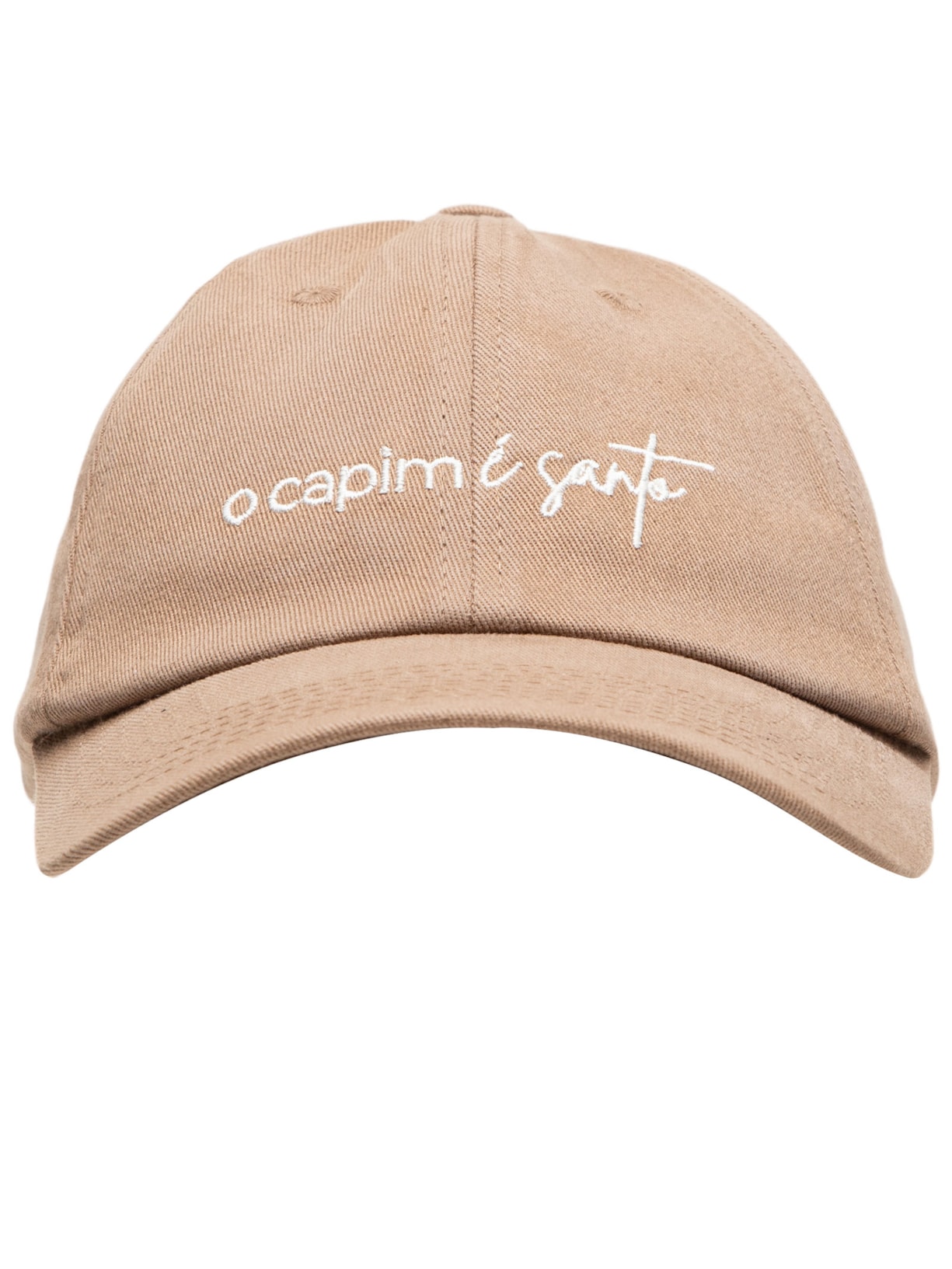 Boné Unissex Bordado - Bege