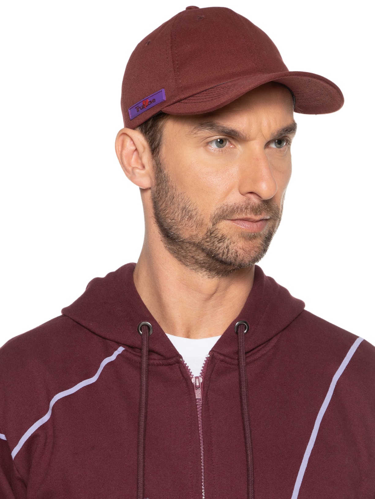 Boné Unissex True Love Burgundy Vinho Shop Ginger + Shop2gether