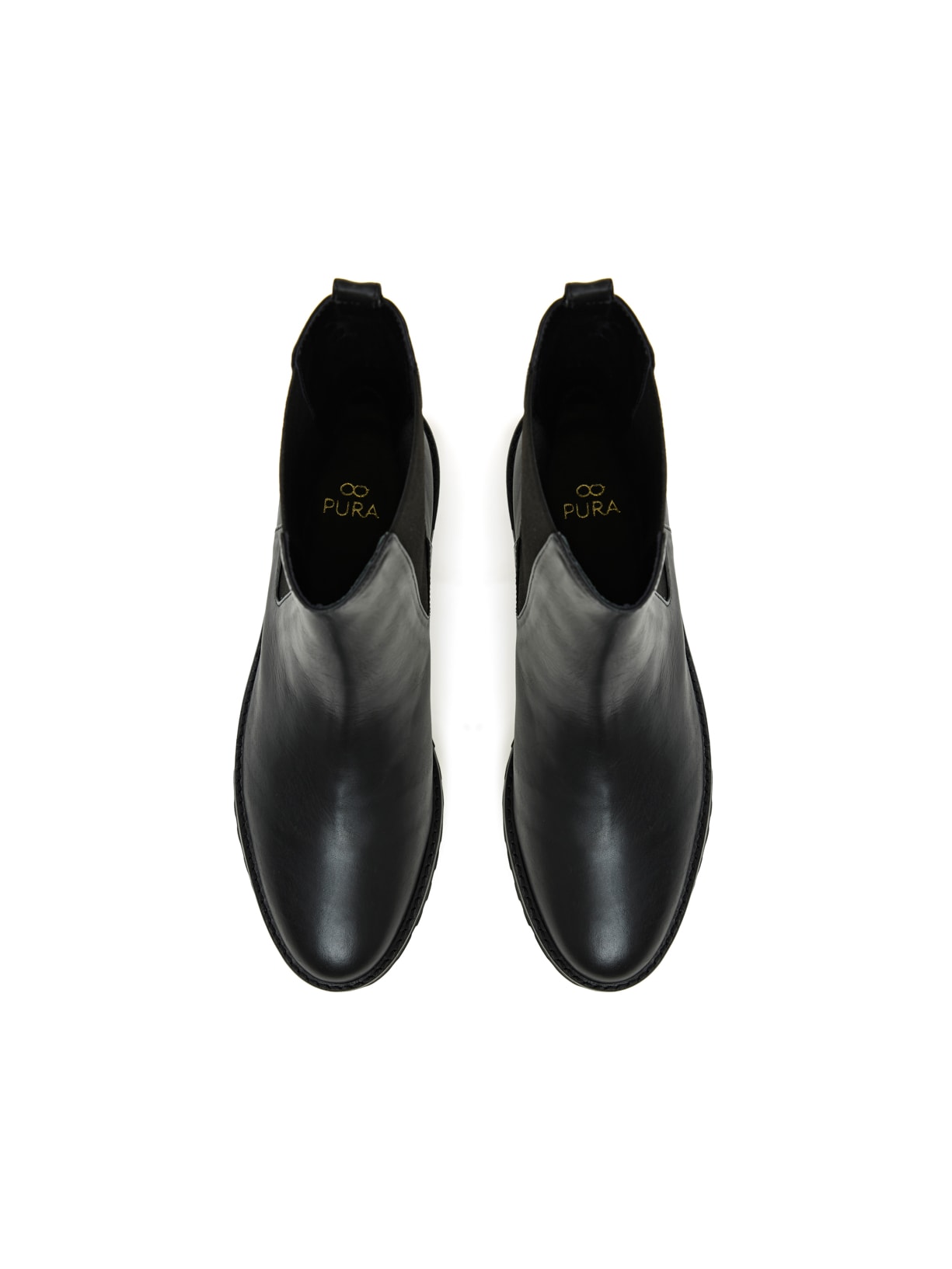 Bota Chelsea Emily Preto Pura