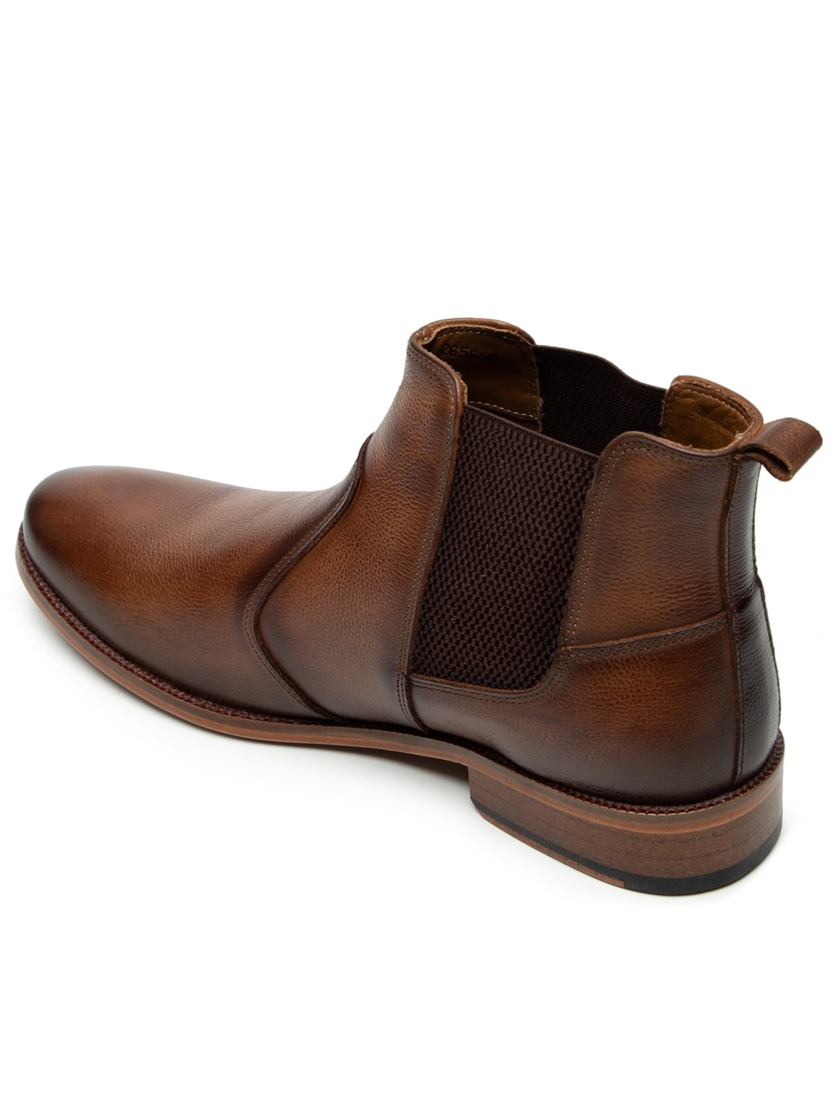 Bota Em Couro Masculina Chelsea Marrom '2 Essential