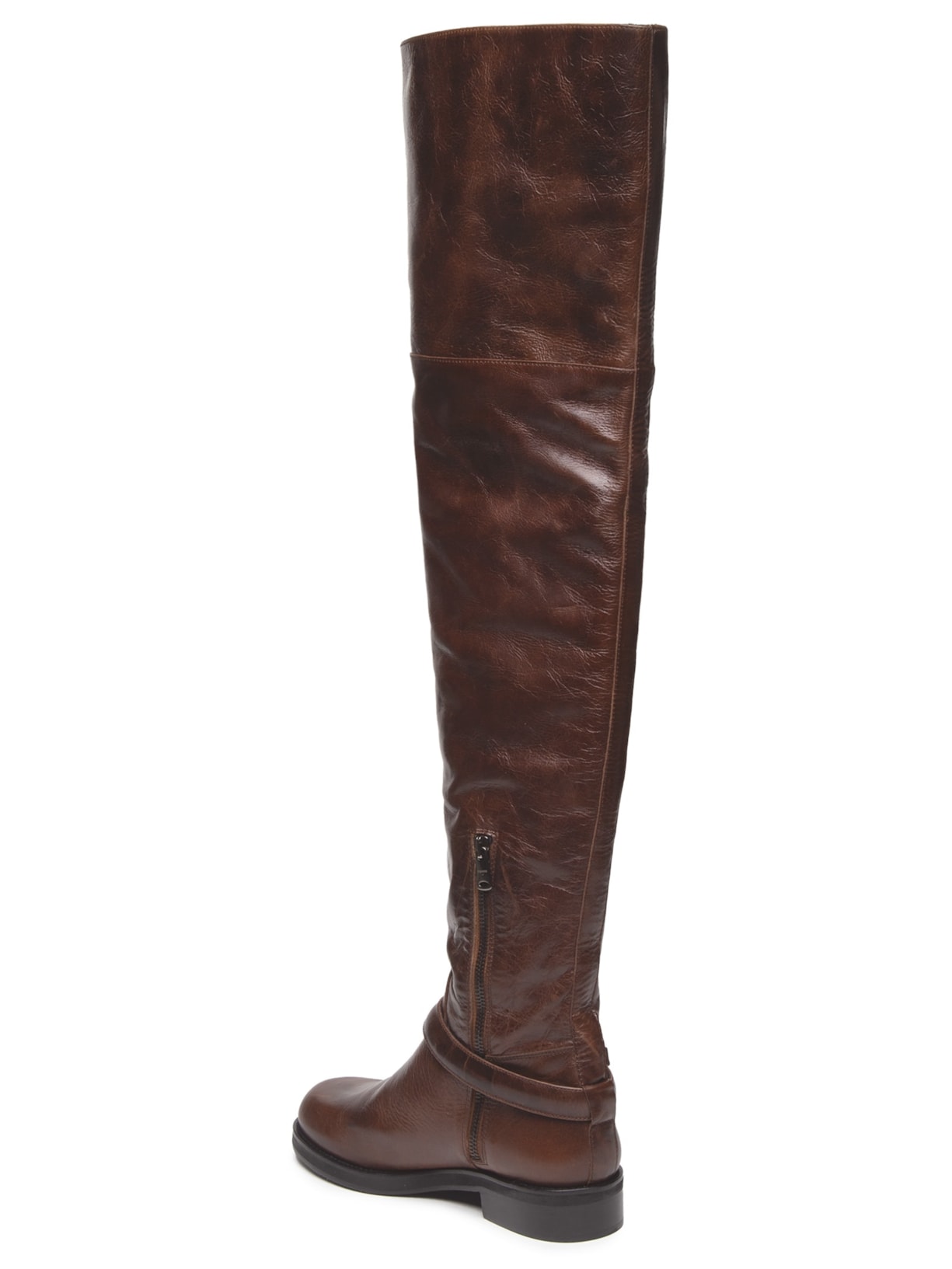 Bota Feminina Belt High Cavalier Marrom Coperni