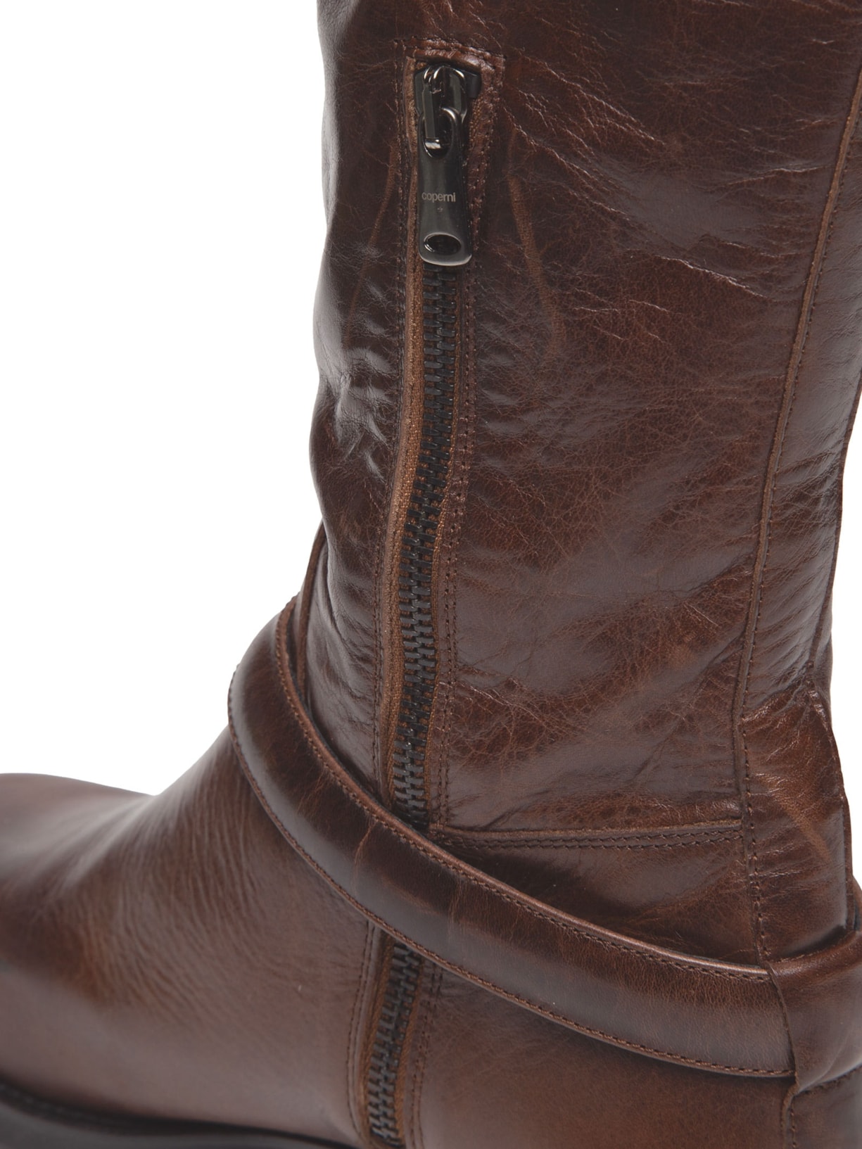 Bota Feminina Belt High Cavalier Marrom Coperni