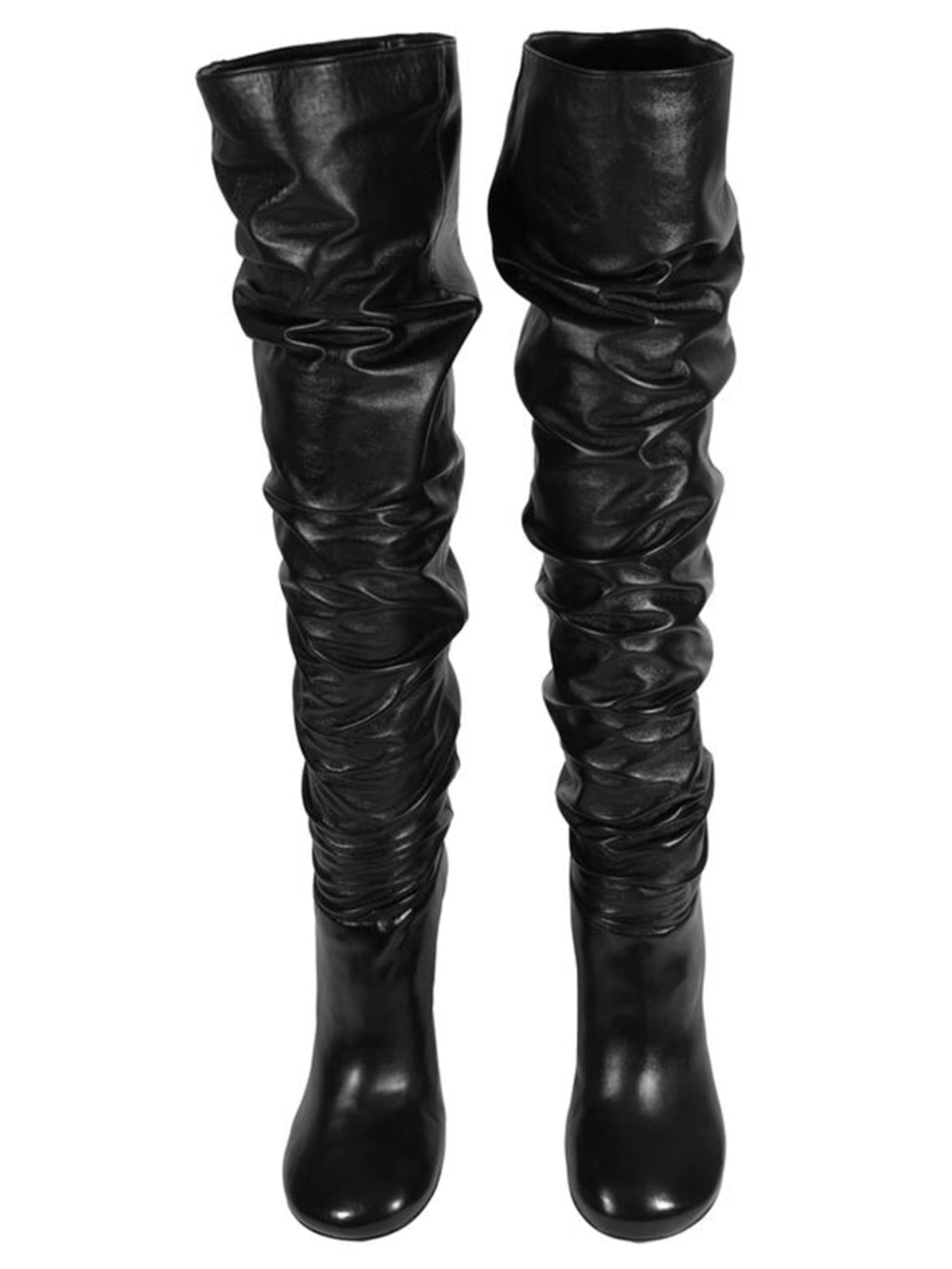 Bota Feminina Brigitte Couro Preto Schutz